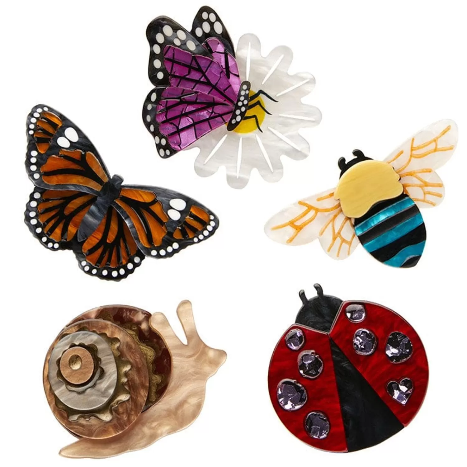 Insect Minis Brooch Set - 5 Pack*Erstwilder Discount