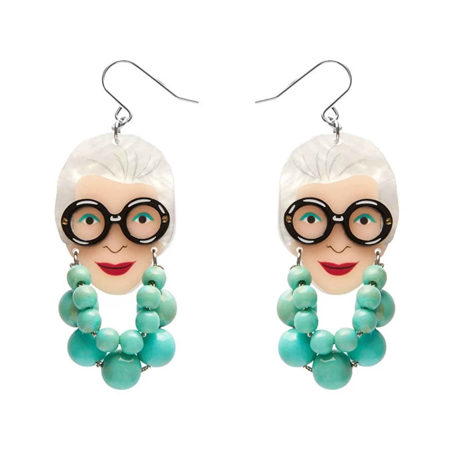 Iris The Style Icon Drop Earrings*Erstwilder Fashion