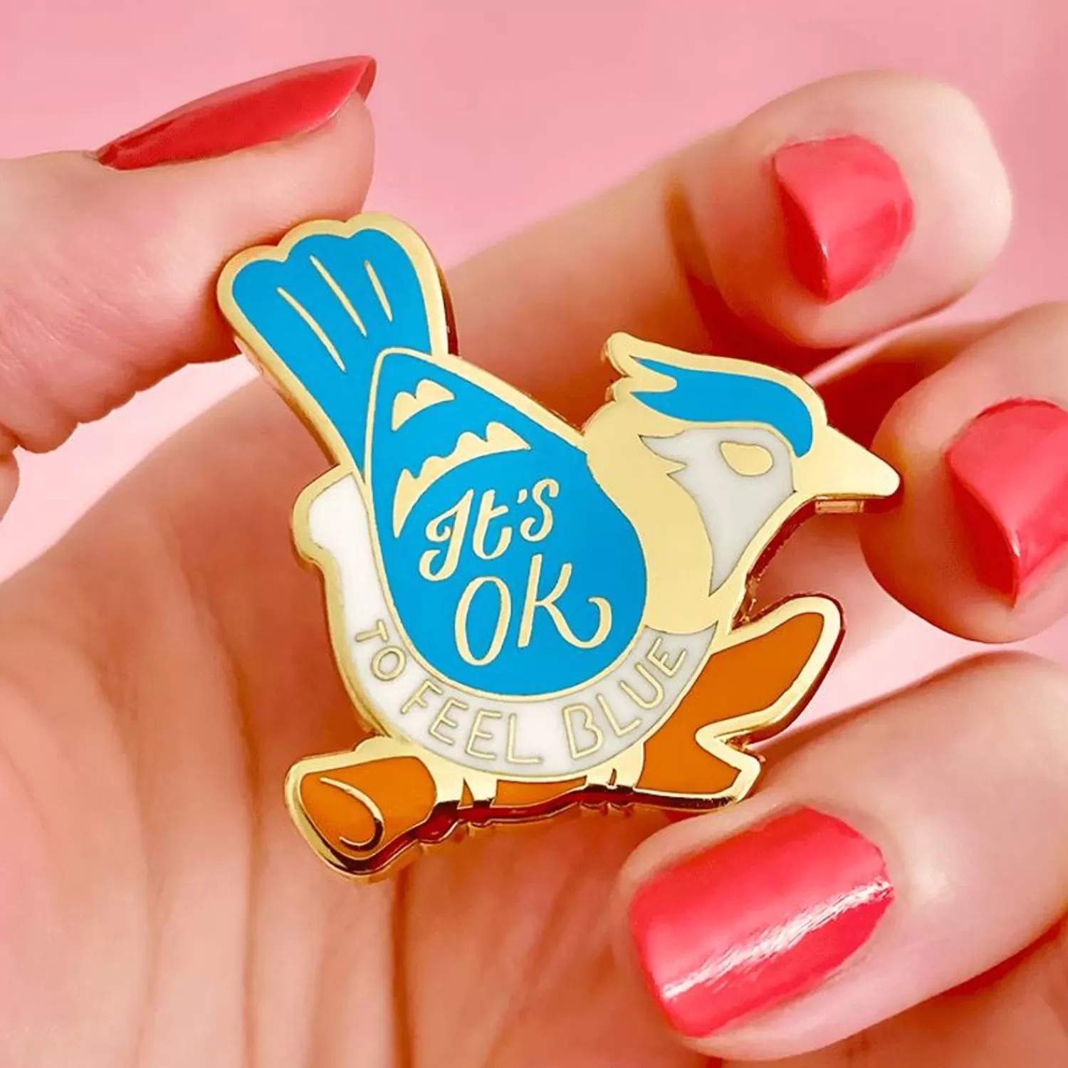 It'S Ok To Feel Blue Enamel Pin*Erstwilder Best Sale