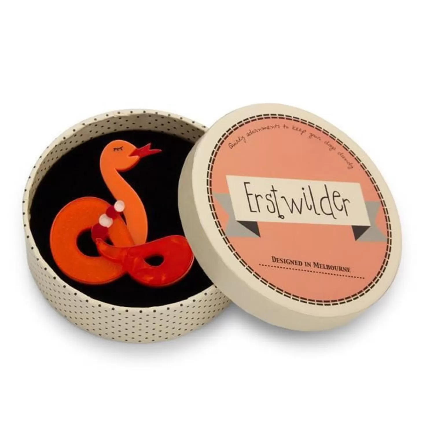 Jake The Snake Brooch*Erstwilder Flash Sale