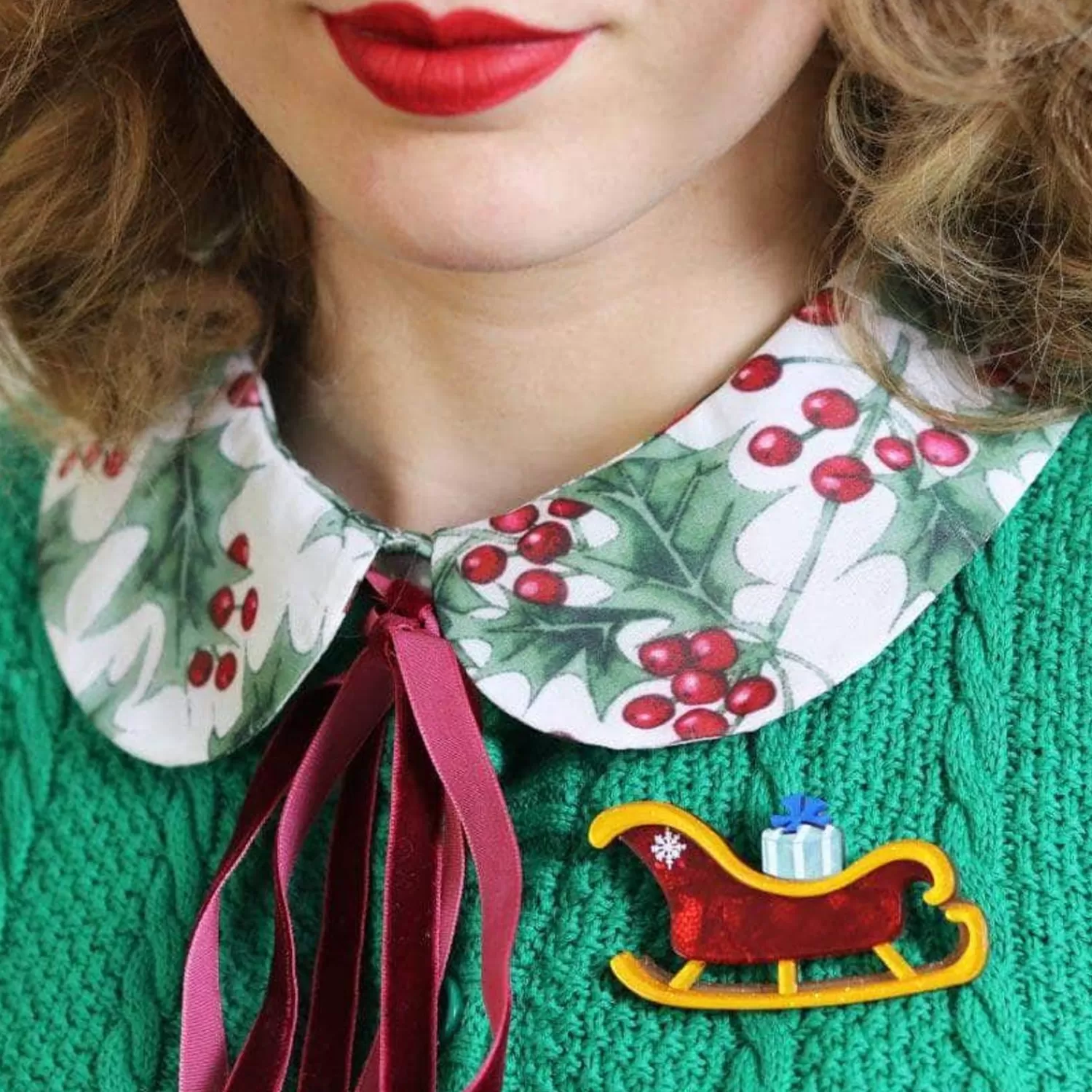 Jingle Bells Brooch*Erstwilder Discount