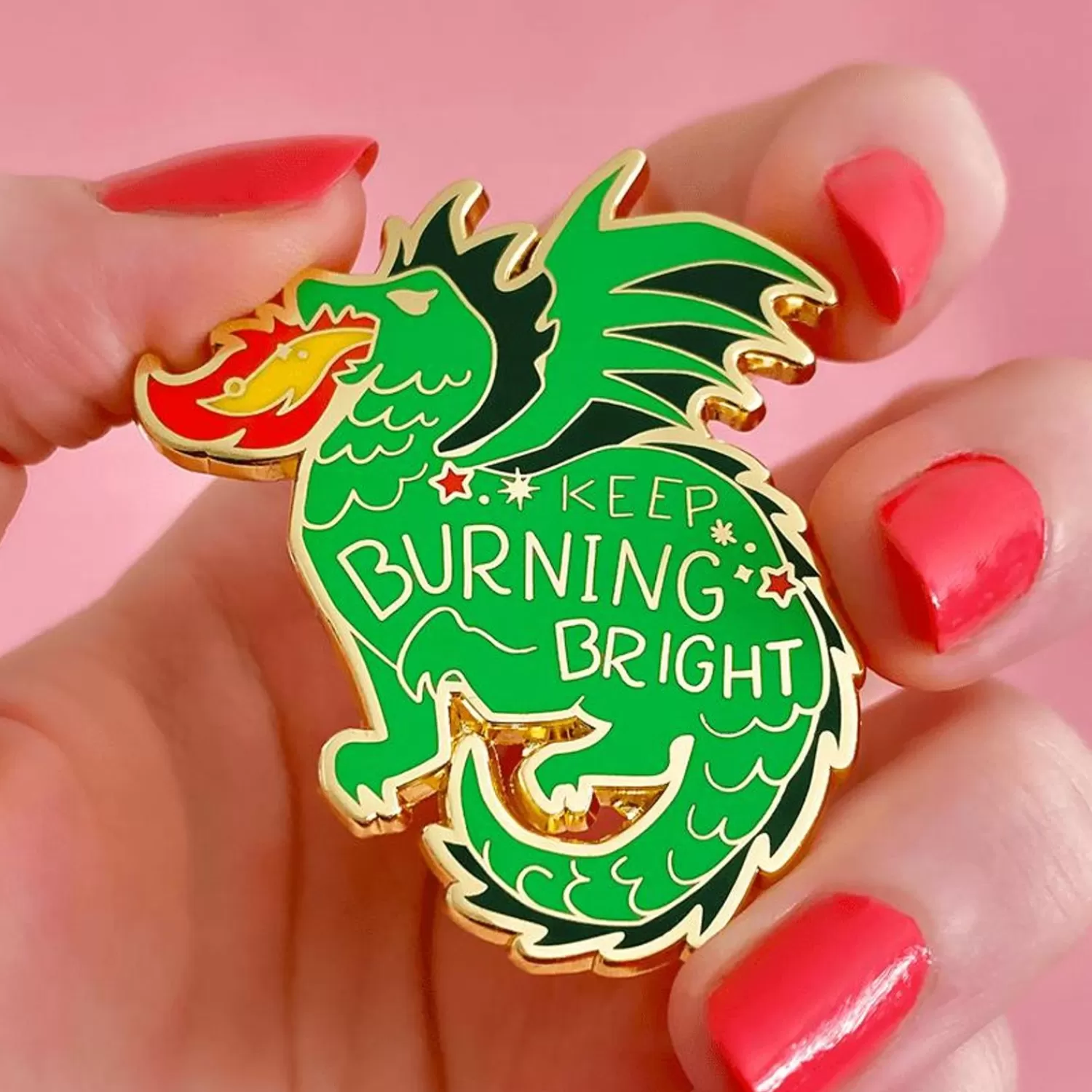 Keep Burning Bright Enamel Pin*Erstwilder Hot