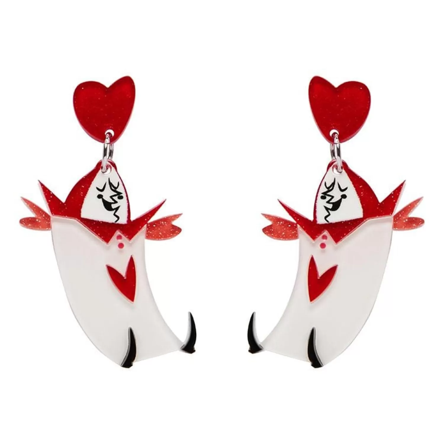 Knave Of Heart Earrings*Erstwilder Shop