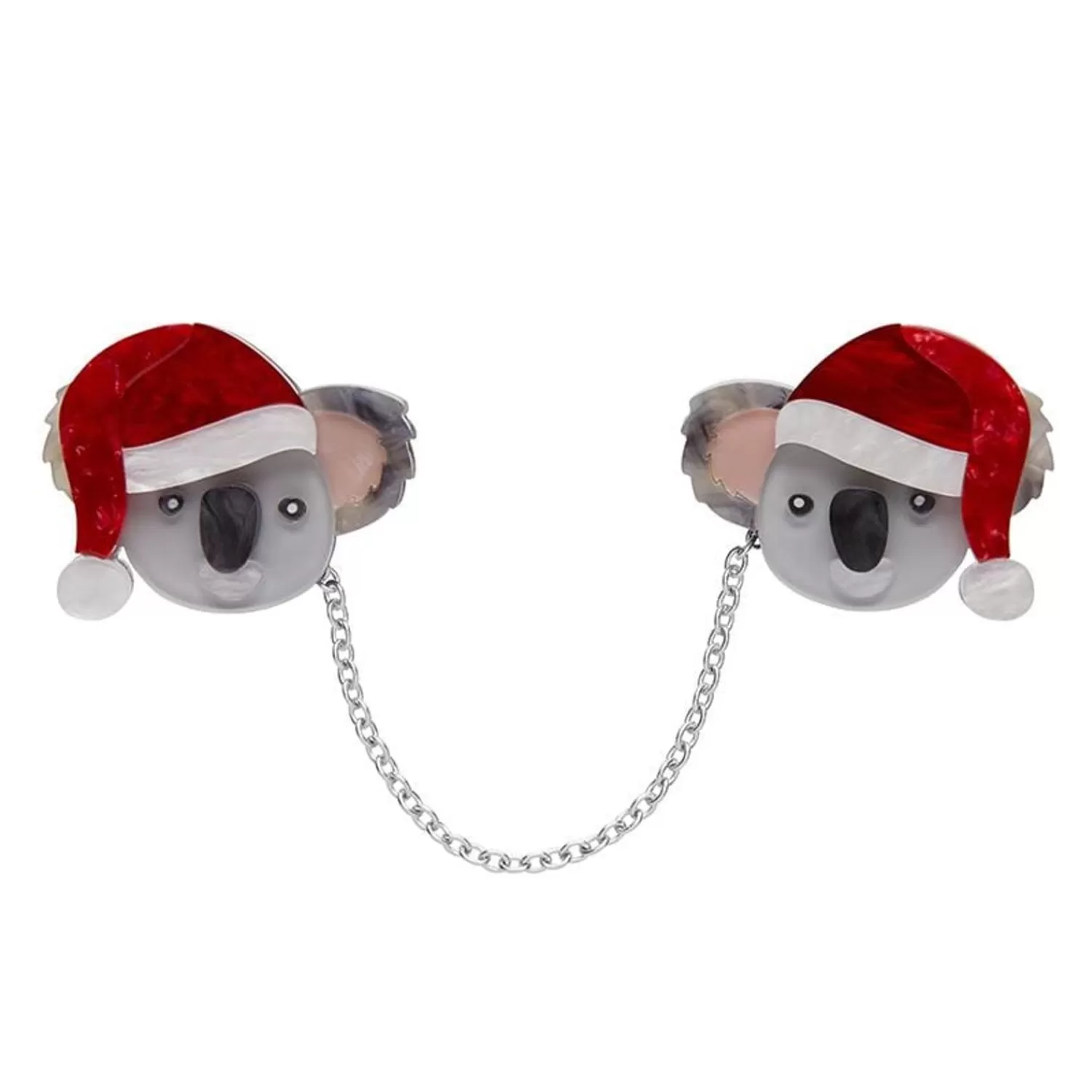 Koala Claus Double Brooch*Erstwilder Fashion