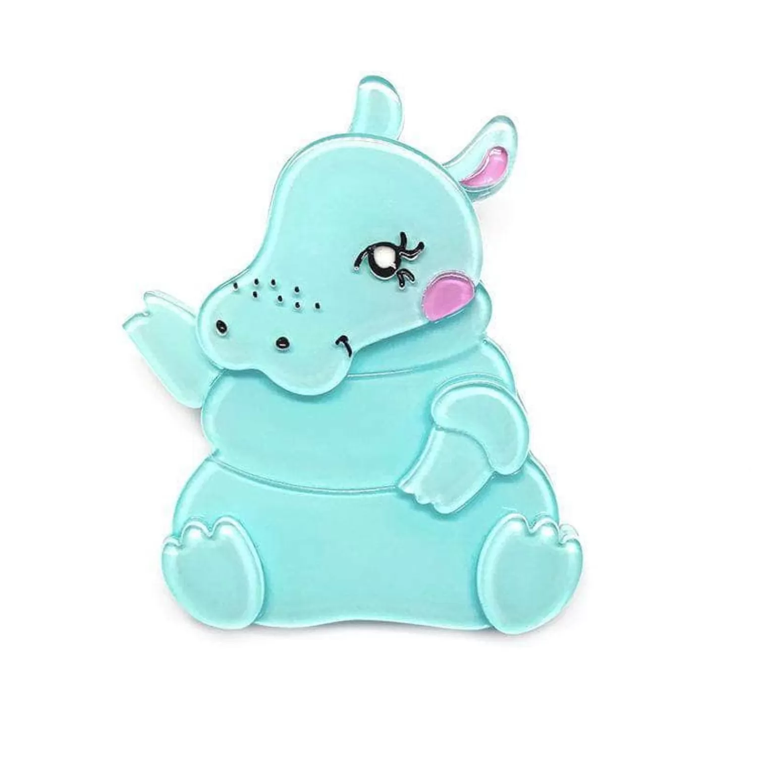 Kubu The Cutie Hippo Brooch*Erstwilder Outlet