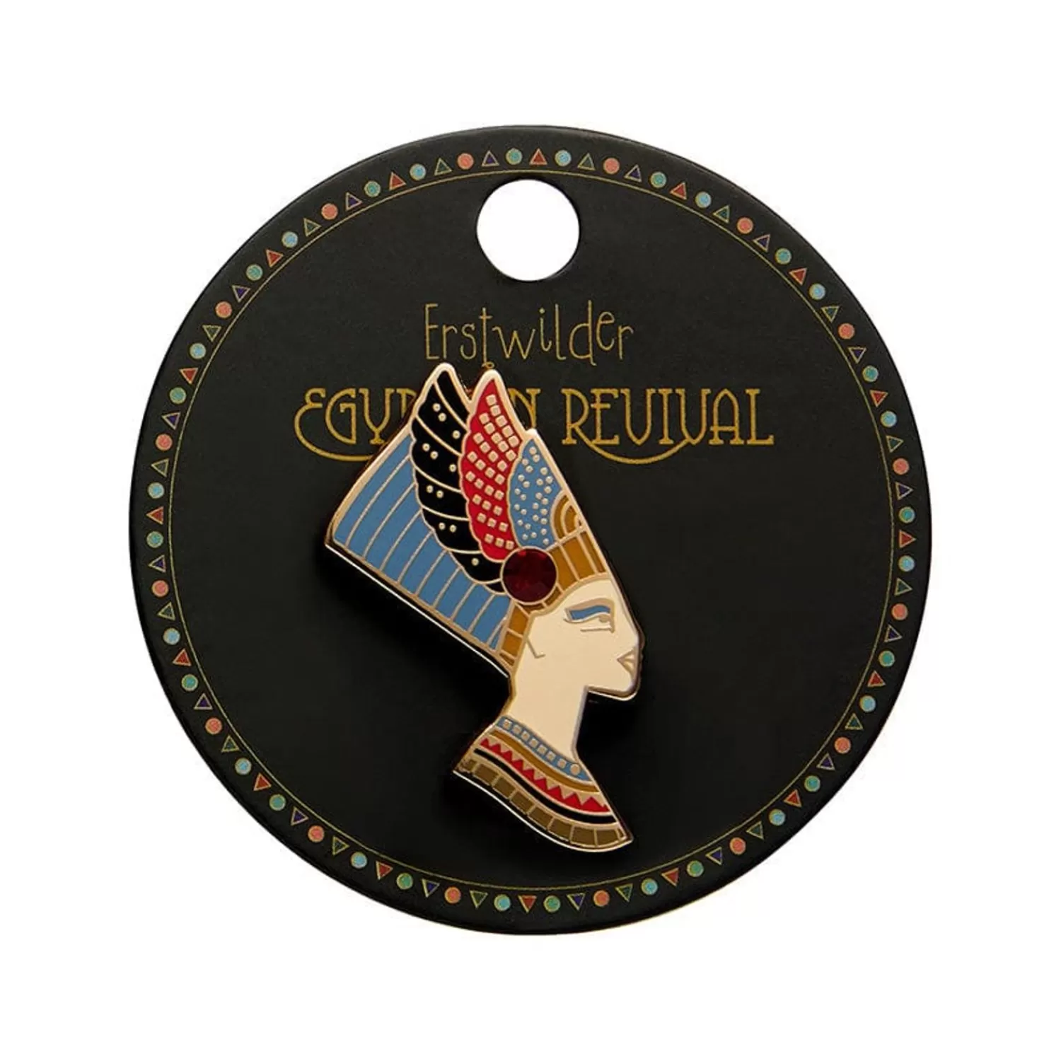 Lady Of Grace Nefertiti Enamel Pin*Erstwilder Best Sale