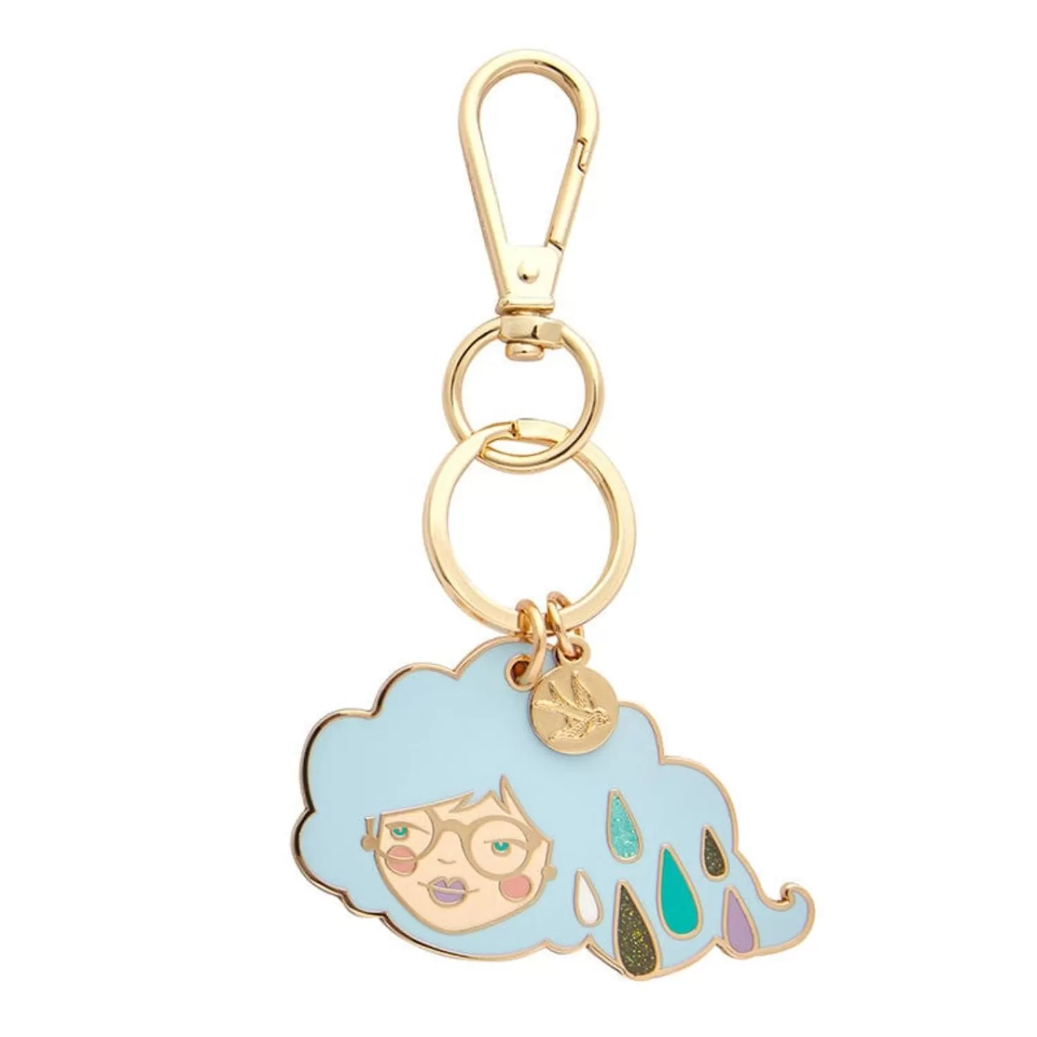 Lainey The Rainy Enamel Key Ring*Erstwilder Sale