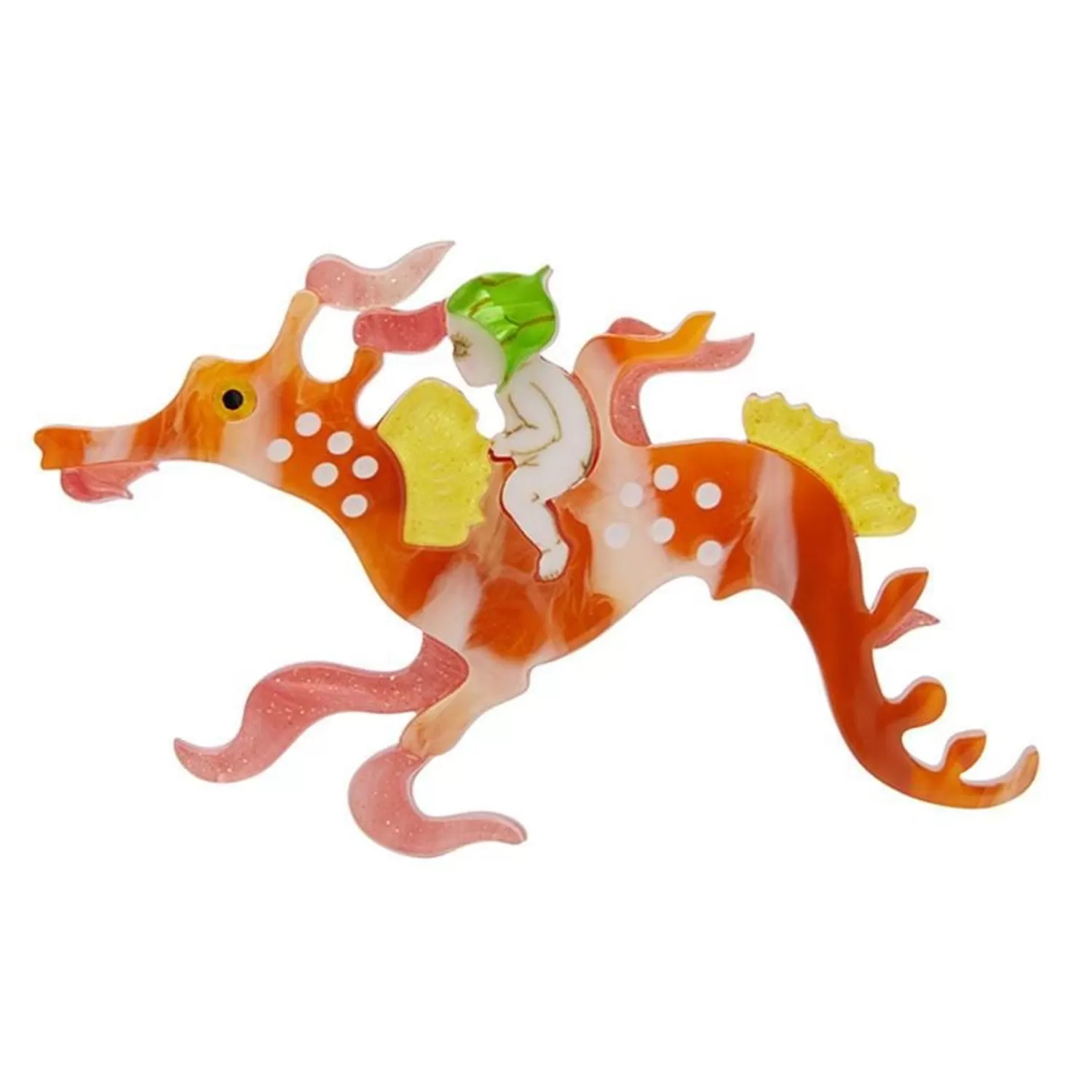 Leafy And The Sea Dragon Brooch*Erstwilder Hot