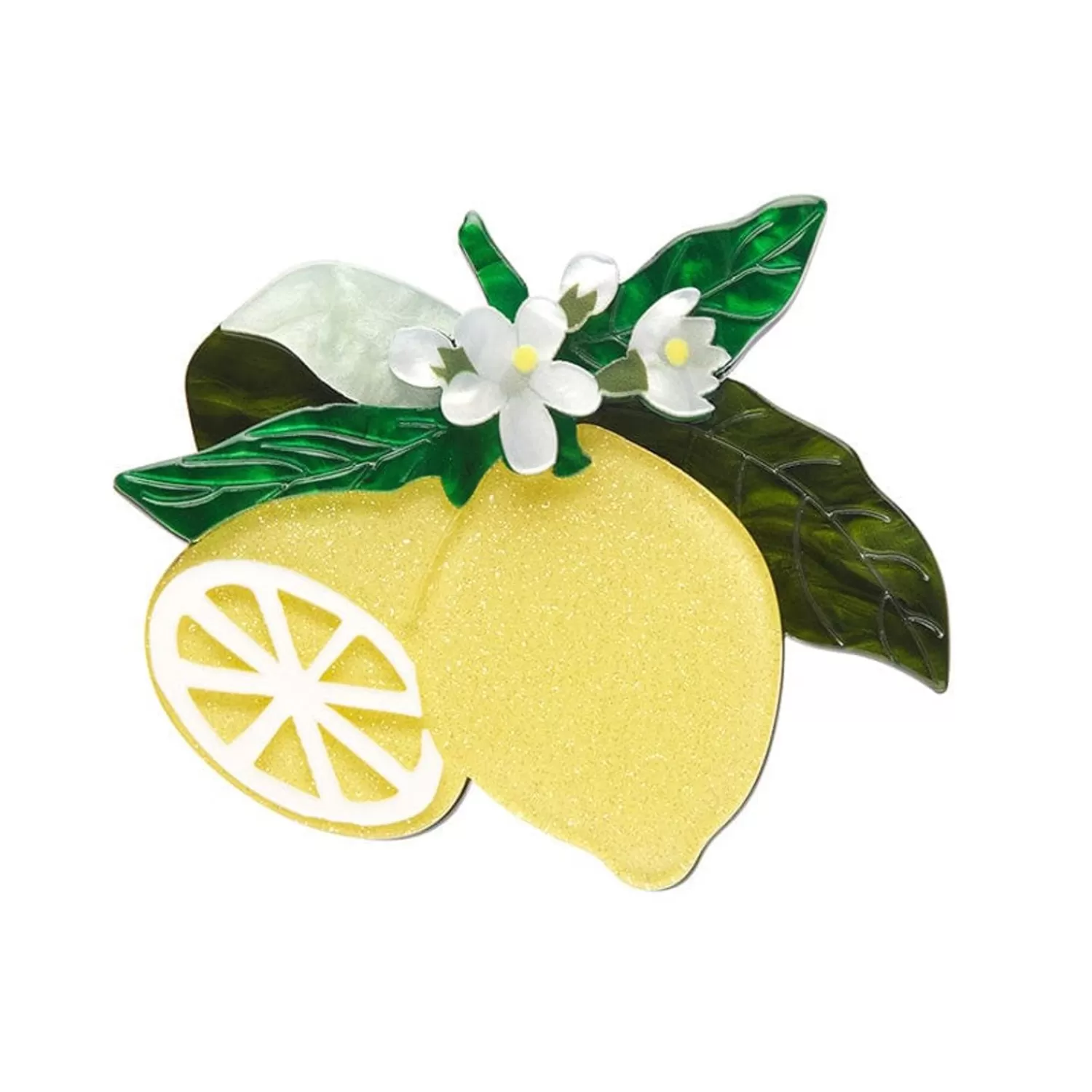 Lemon Drop Brooch*Erstwilder New