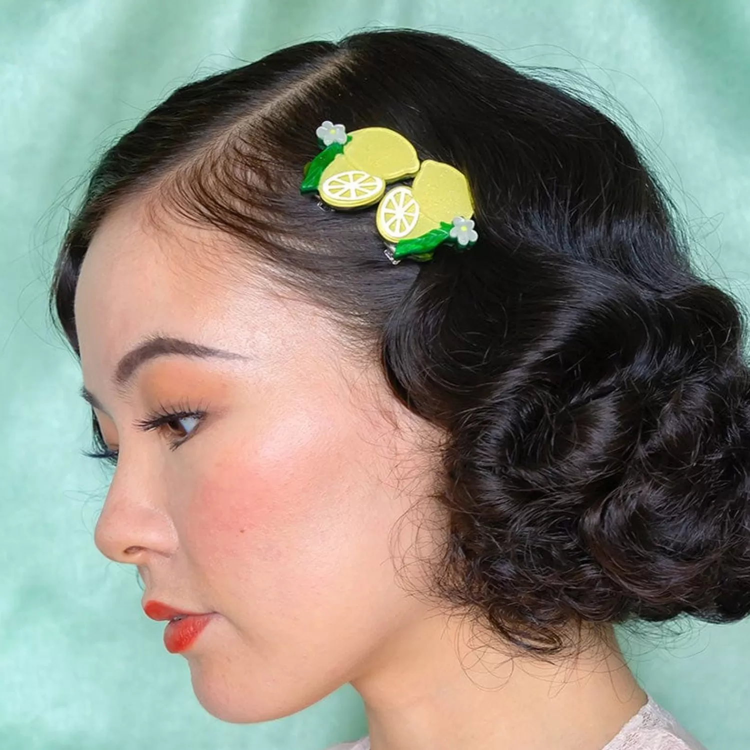 Lemon Drop Hair Clips Set - 2 Piece*Erstwilder Online