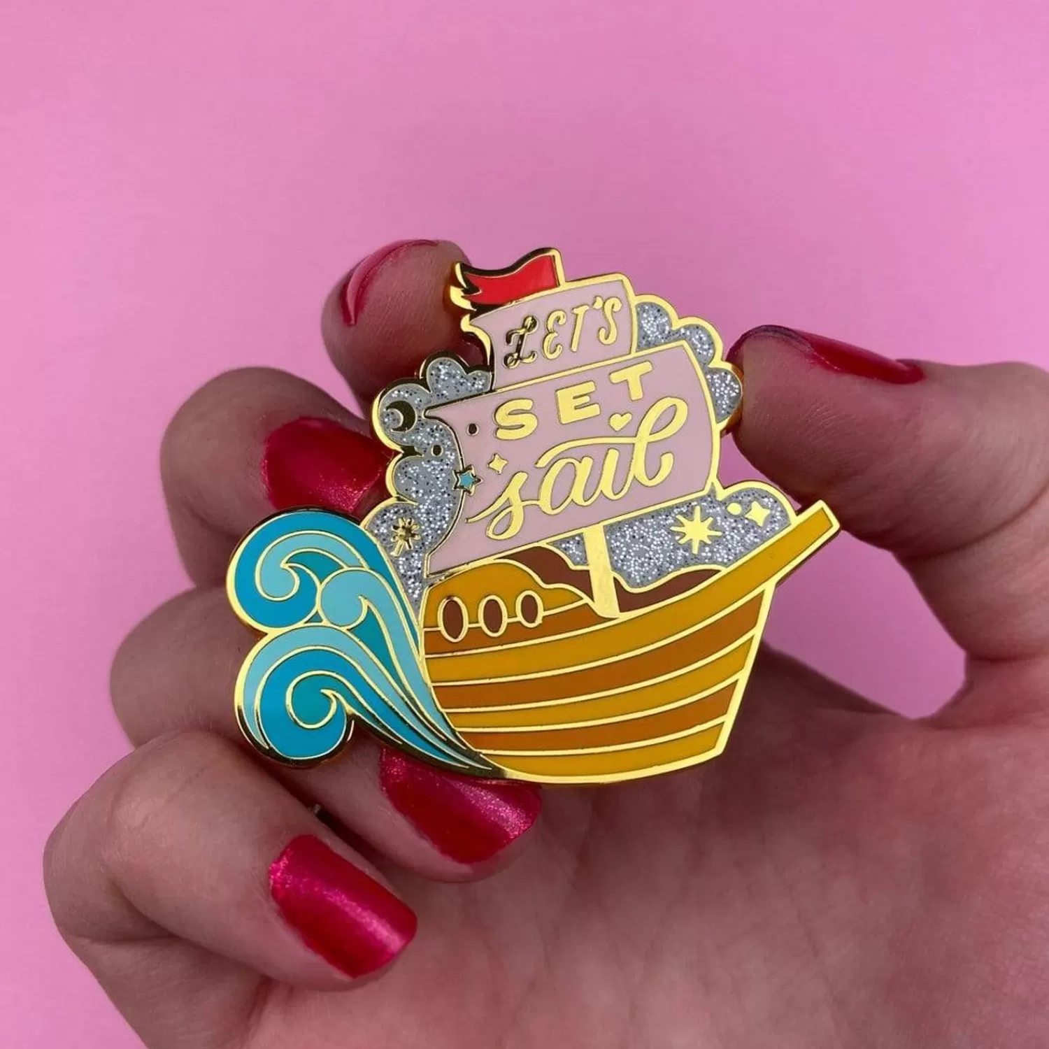 Let'S Set Sail Enamel Pin*Erstwilder Online