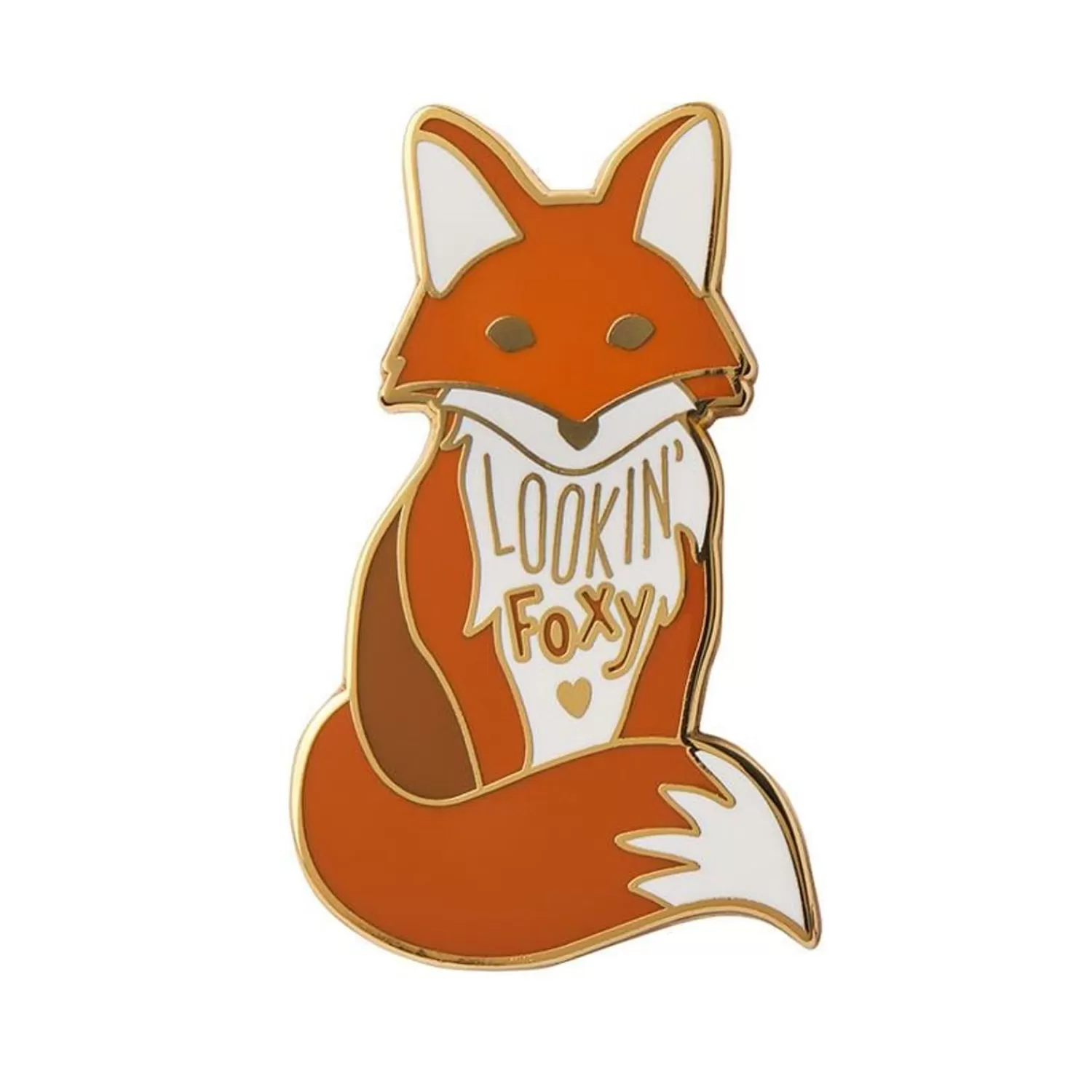 Lookin' Foxy Enamel Pin*Erstwilder Flash Sale