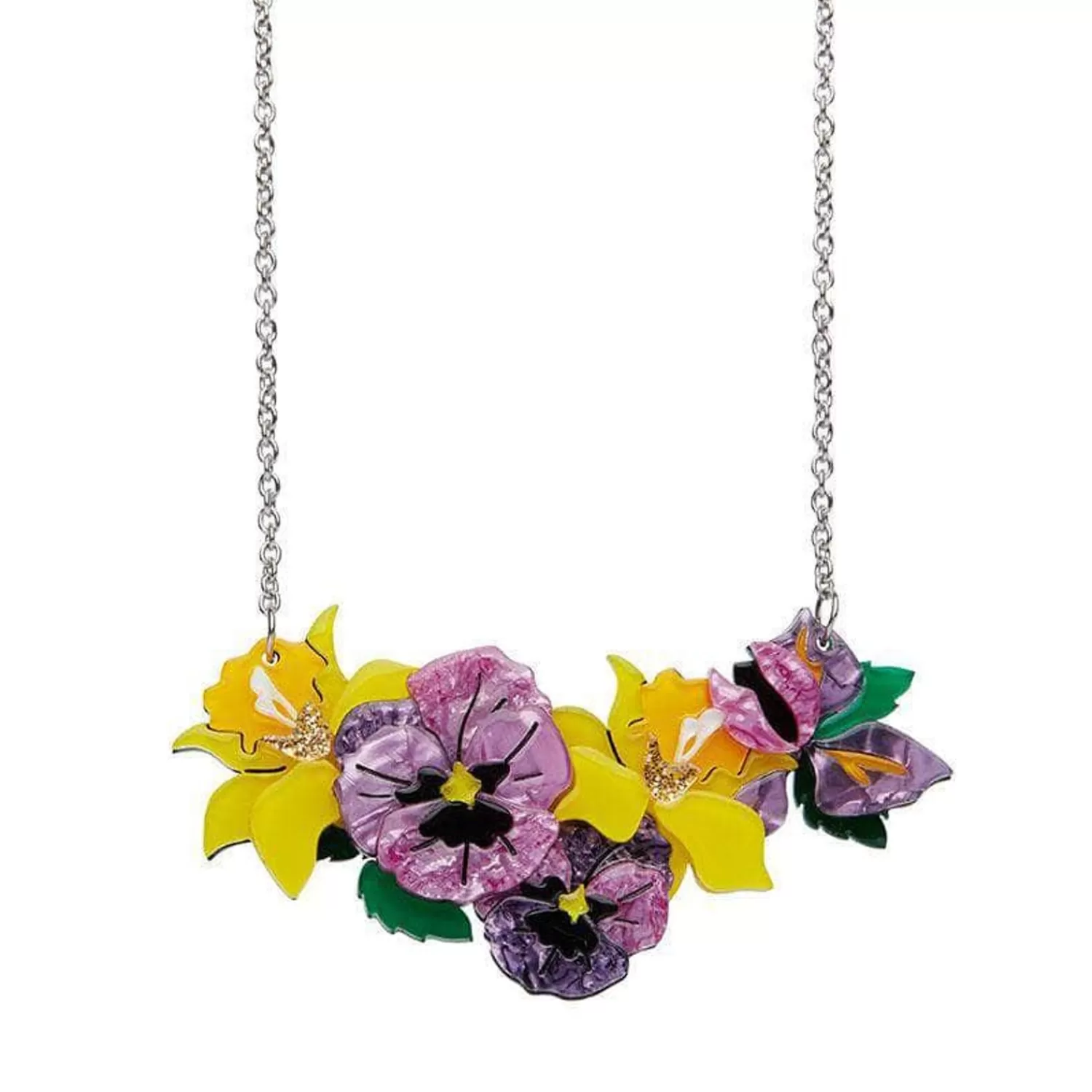 Love-In-Idleness Flower Necklace (Small)*Erstwilder Cheap