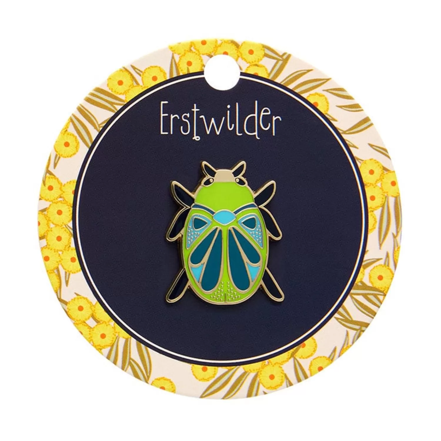 Luck Of The Beetle Enamel Pin*Erstwilder Clearance