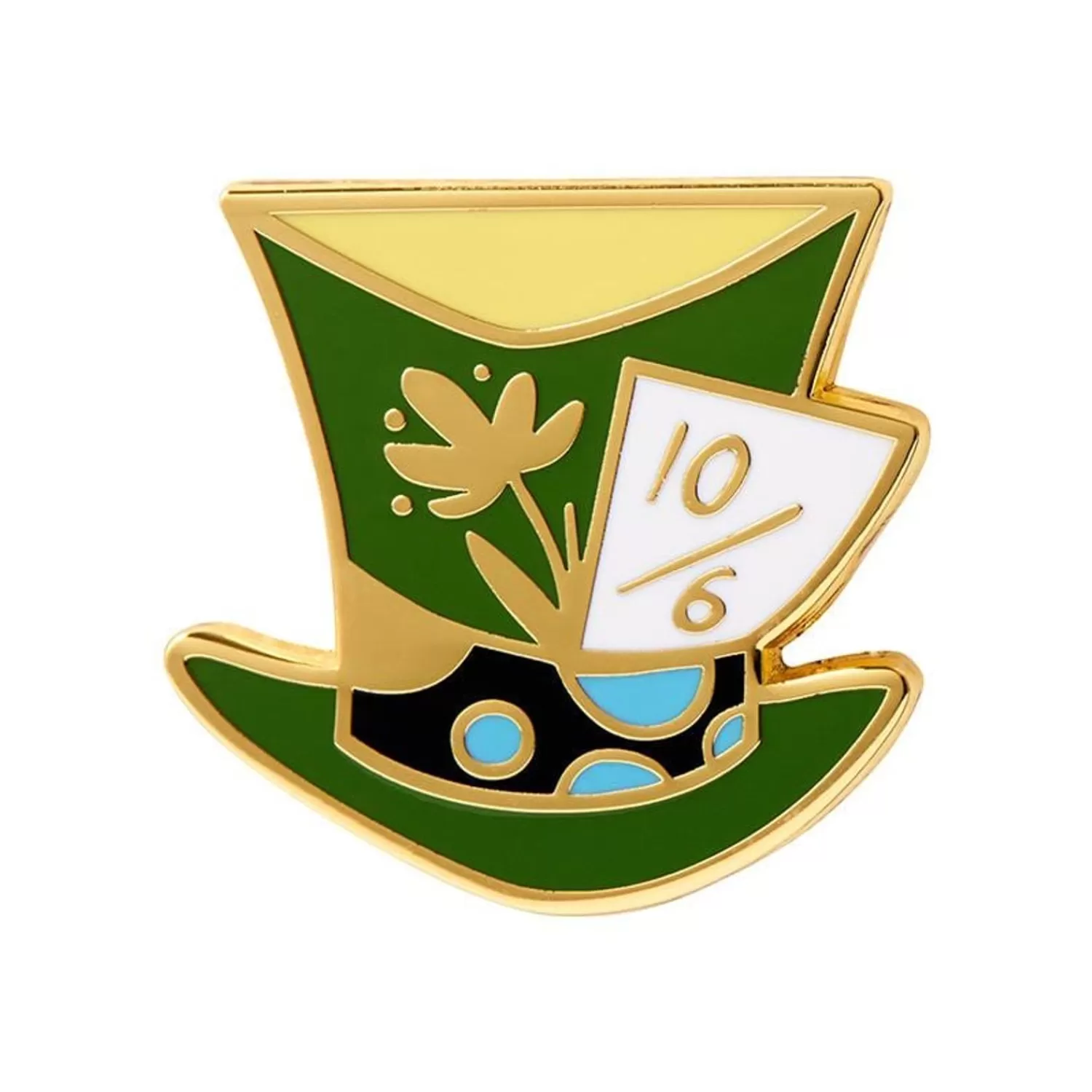 Mad Hatter'S Tea Party Hat Enamel Pin*Erstwilder Outlet