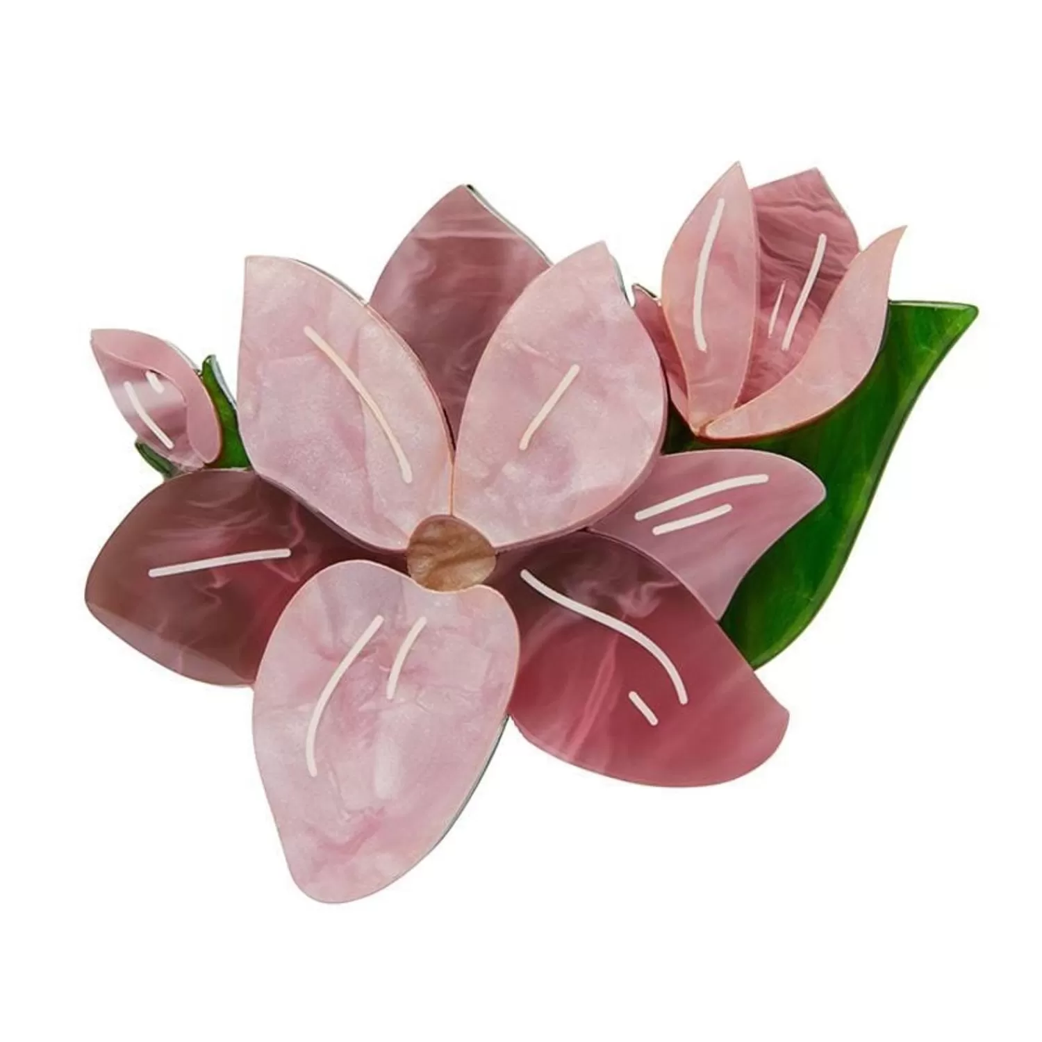 Magnificent Magnolia Brooch*Erstwilder Shop