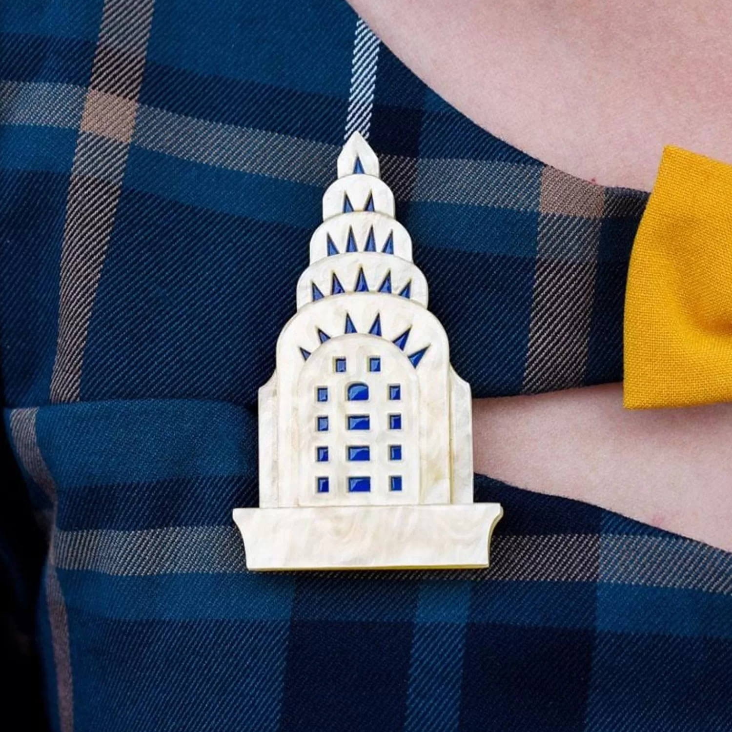 Manhattan Monument Brooch*Erstwilder Hot