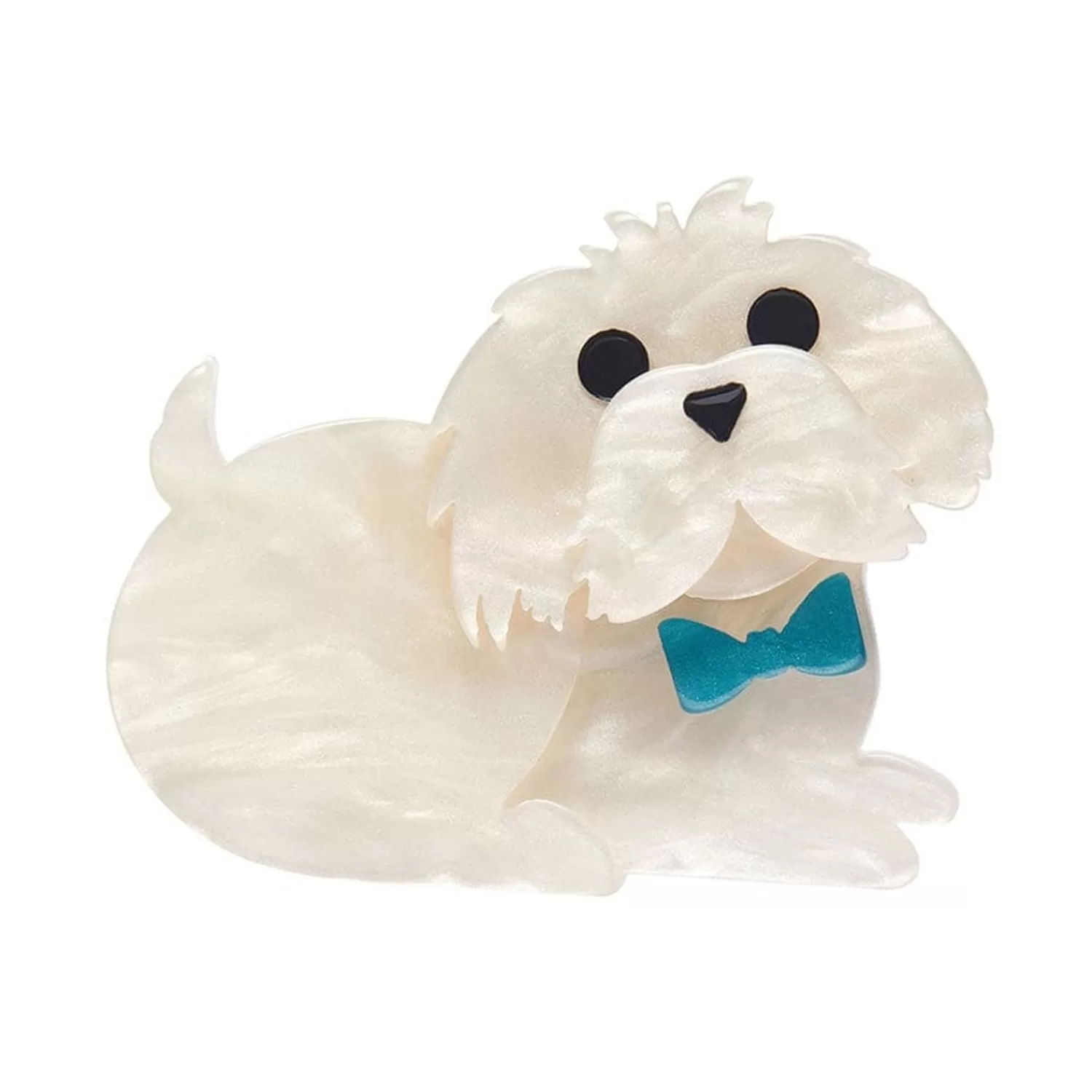 Marc The Maltese Mini Brooch*Erstwilder Clearance