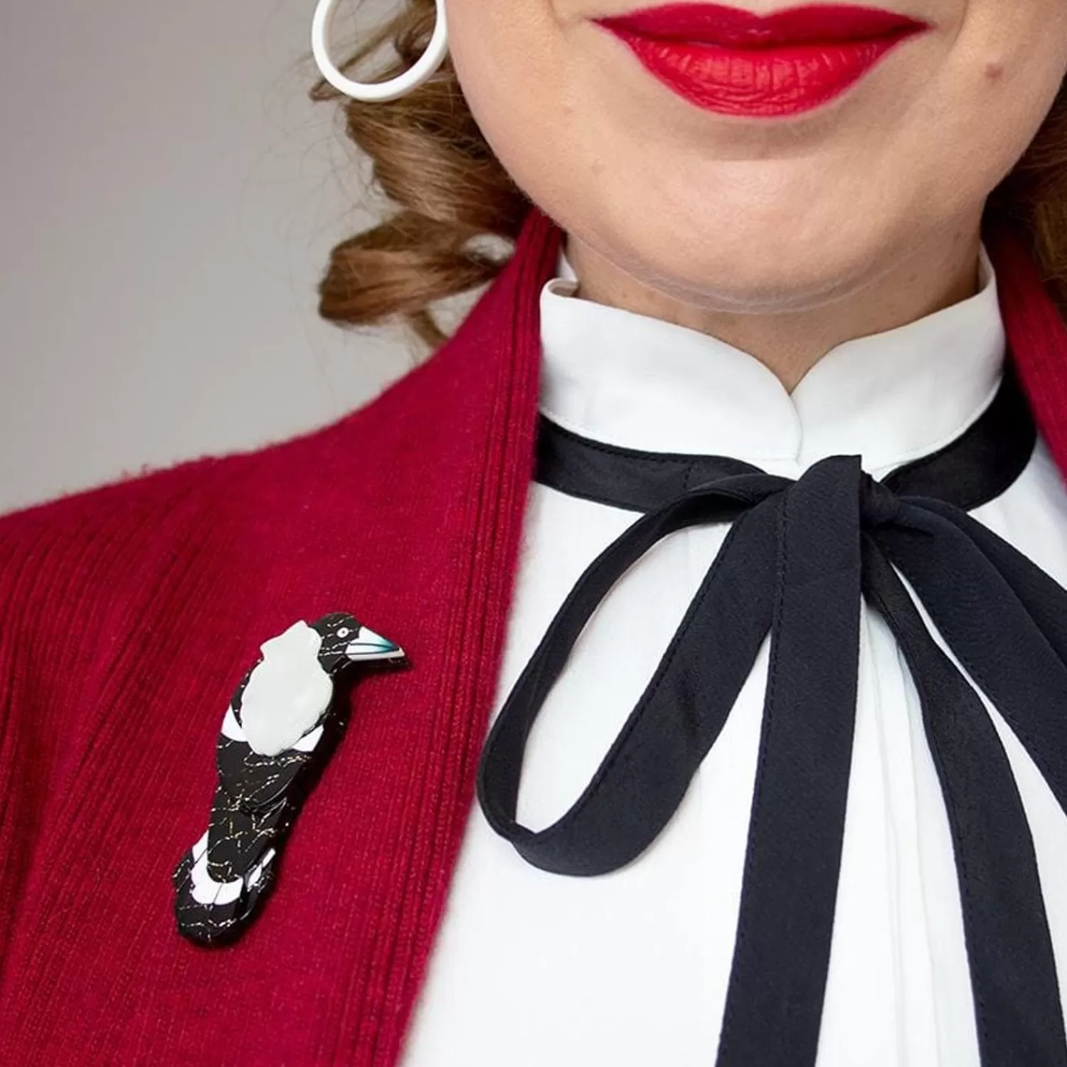 Marjorie Magpie Brooch*Erstwilder Outlet