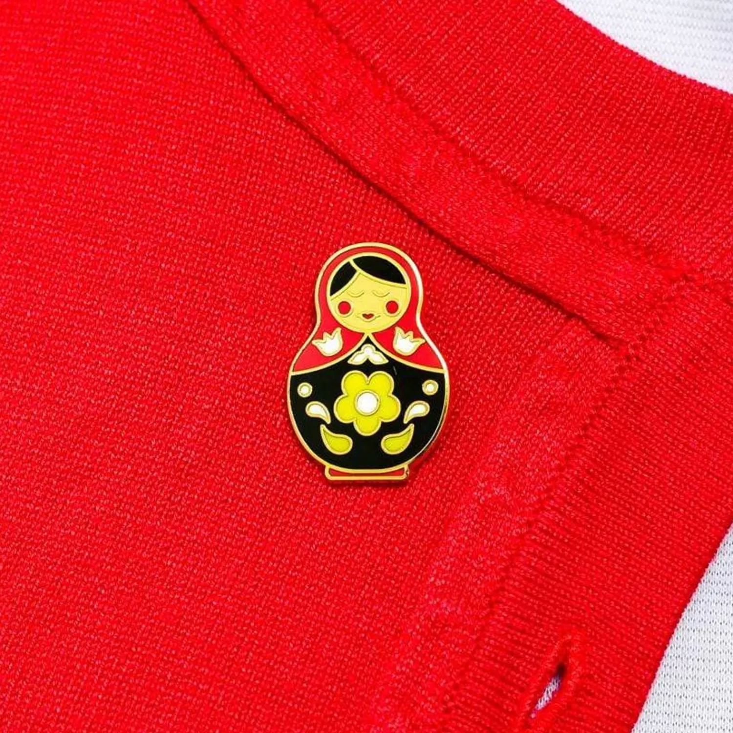 Matryoshka Memories Medium Enamel Pin*Erstwilder Store