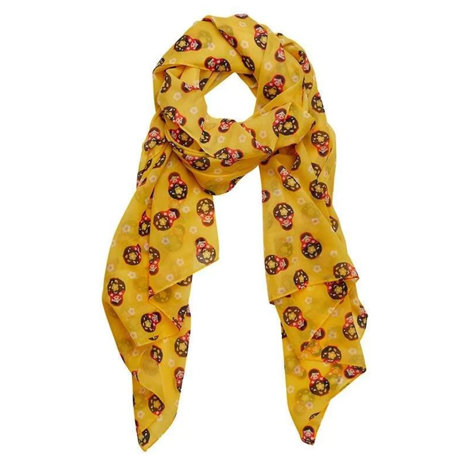 Matryoshka Memories Neck Large Neck Scarf*Erstwilder Fashion