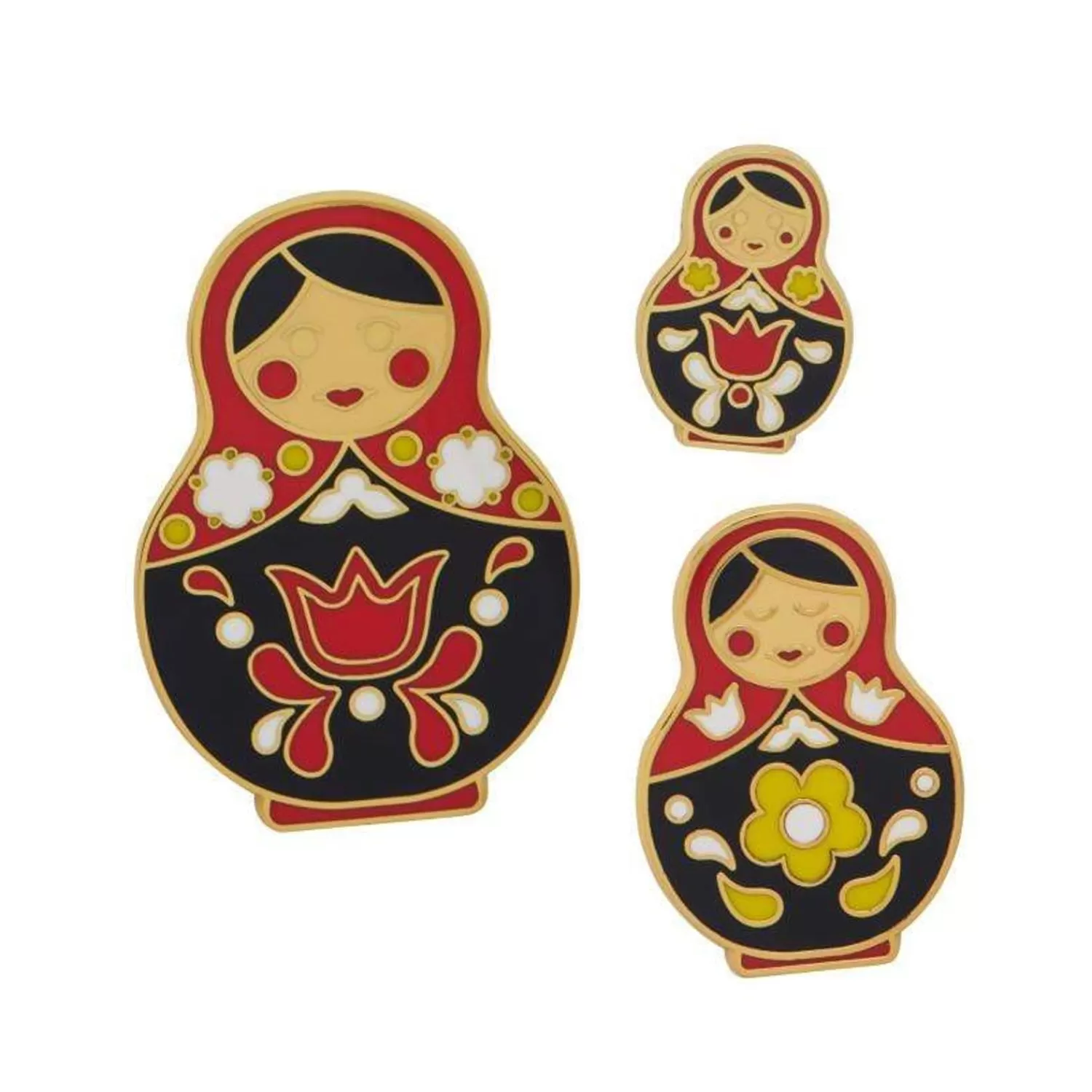 Matryoshka Memories Pin Set*Erstwilder Cheap