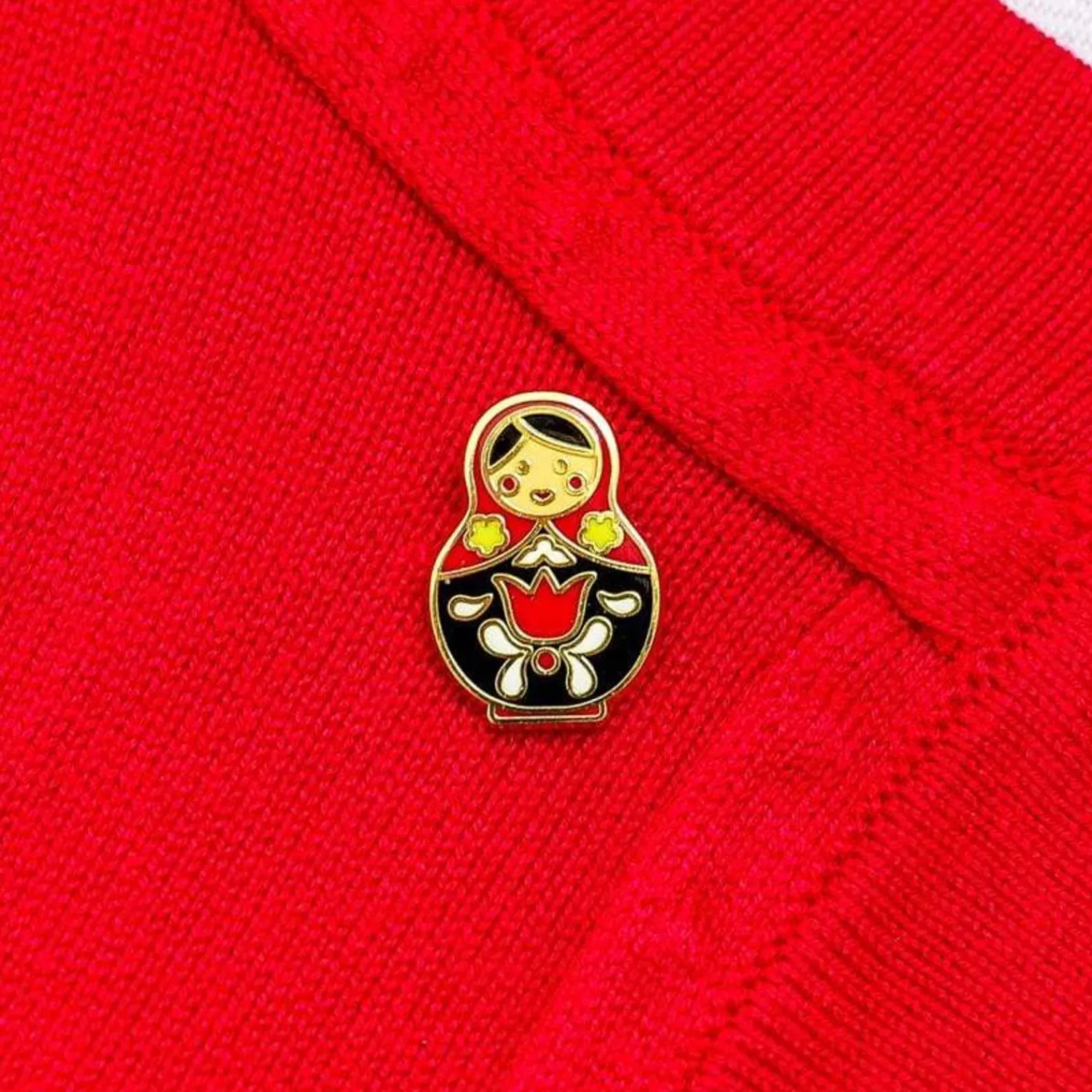 Matryoshka Memories Small Enamel Pin*Erstwilder Store