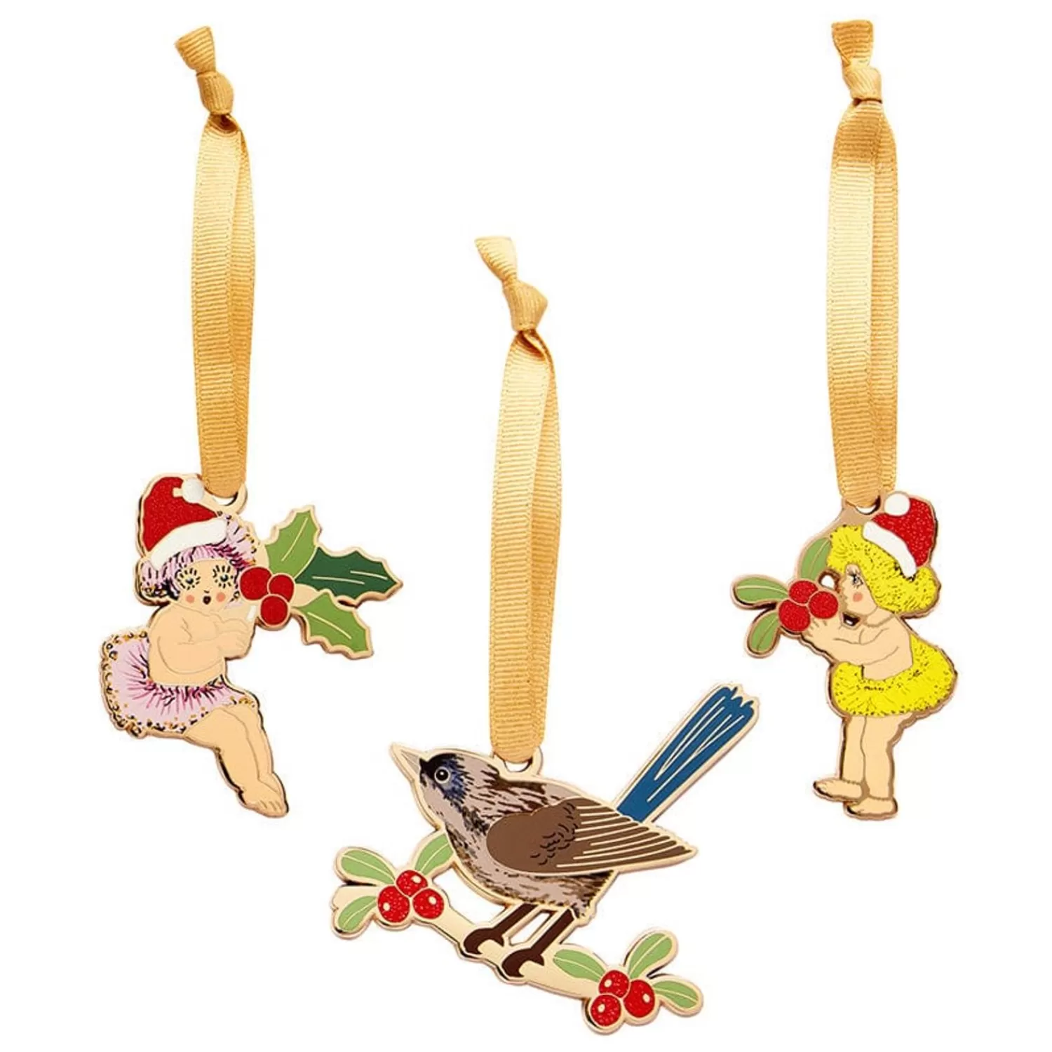 May Gibbs Christmas Tree Ornament Pack - 3 Piece*Erstwilder Cheap