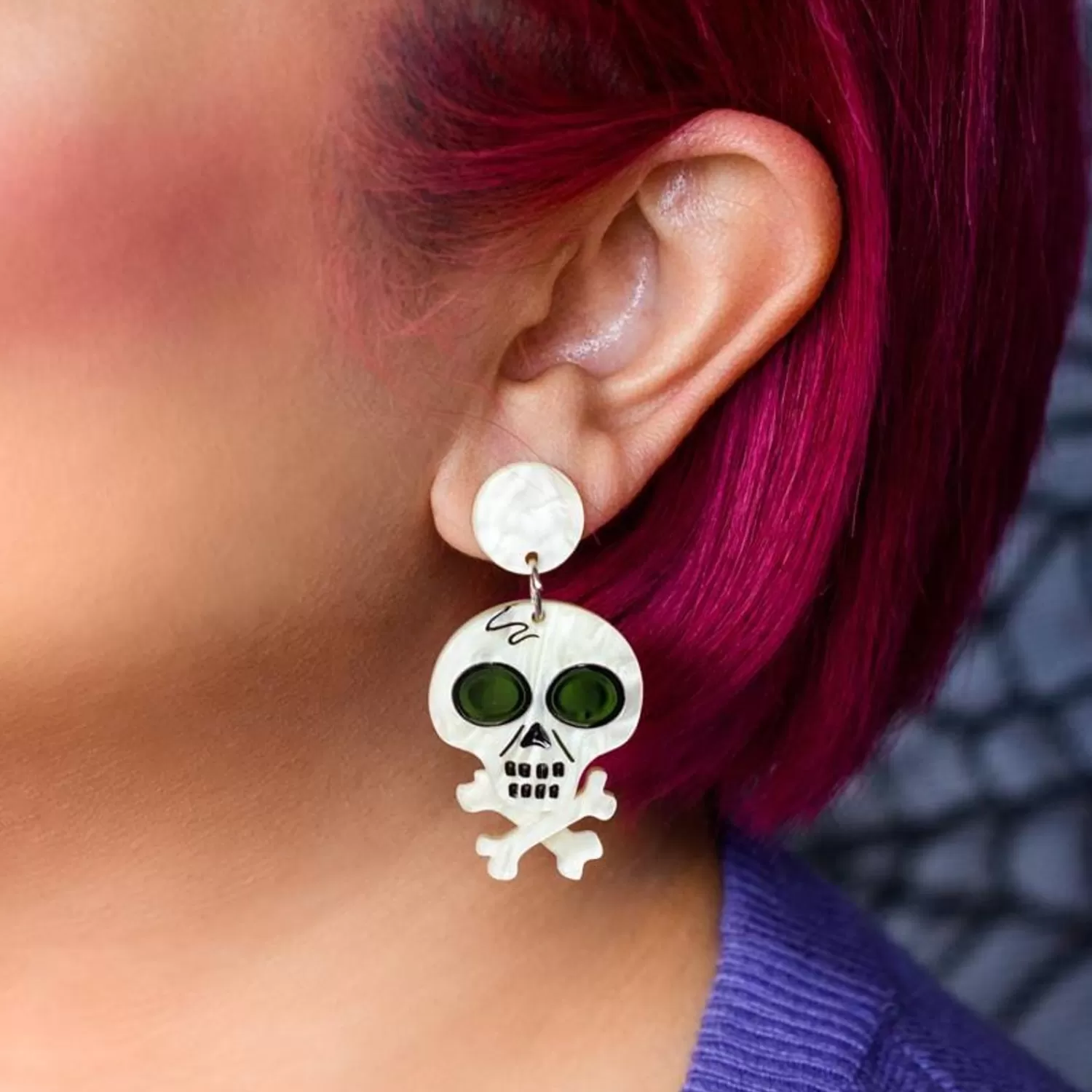 Memento Mori Earrings*Erstwilder Store