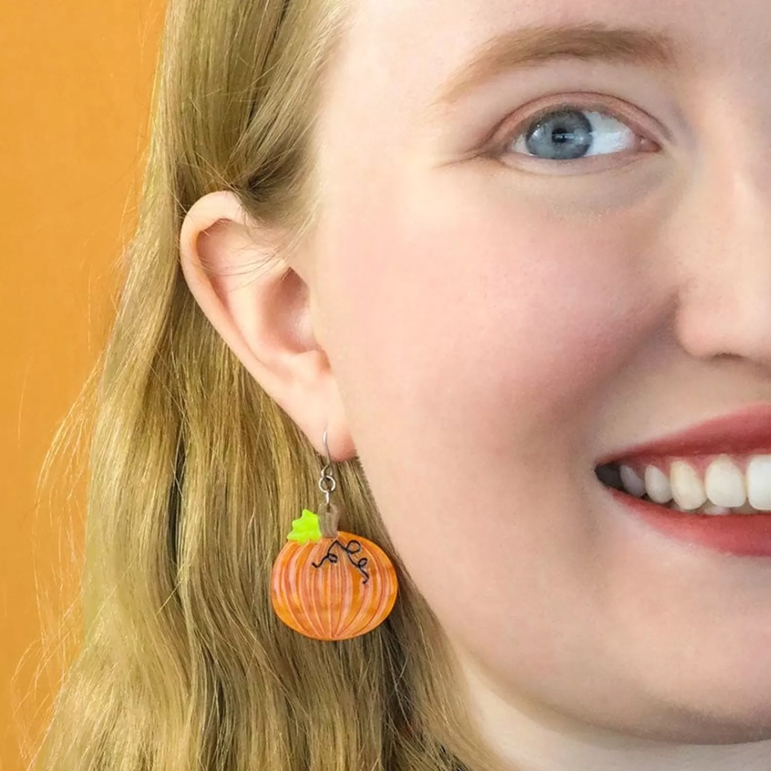 Midnight Magic Pumpkin Drop Earrings*Erstwilder Discount