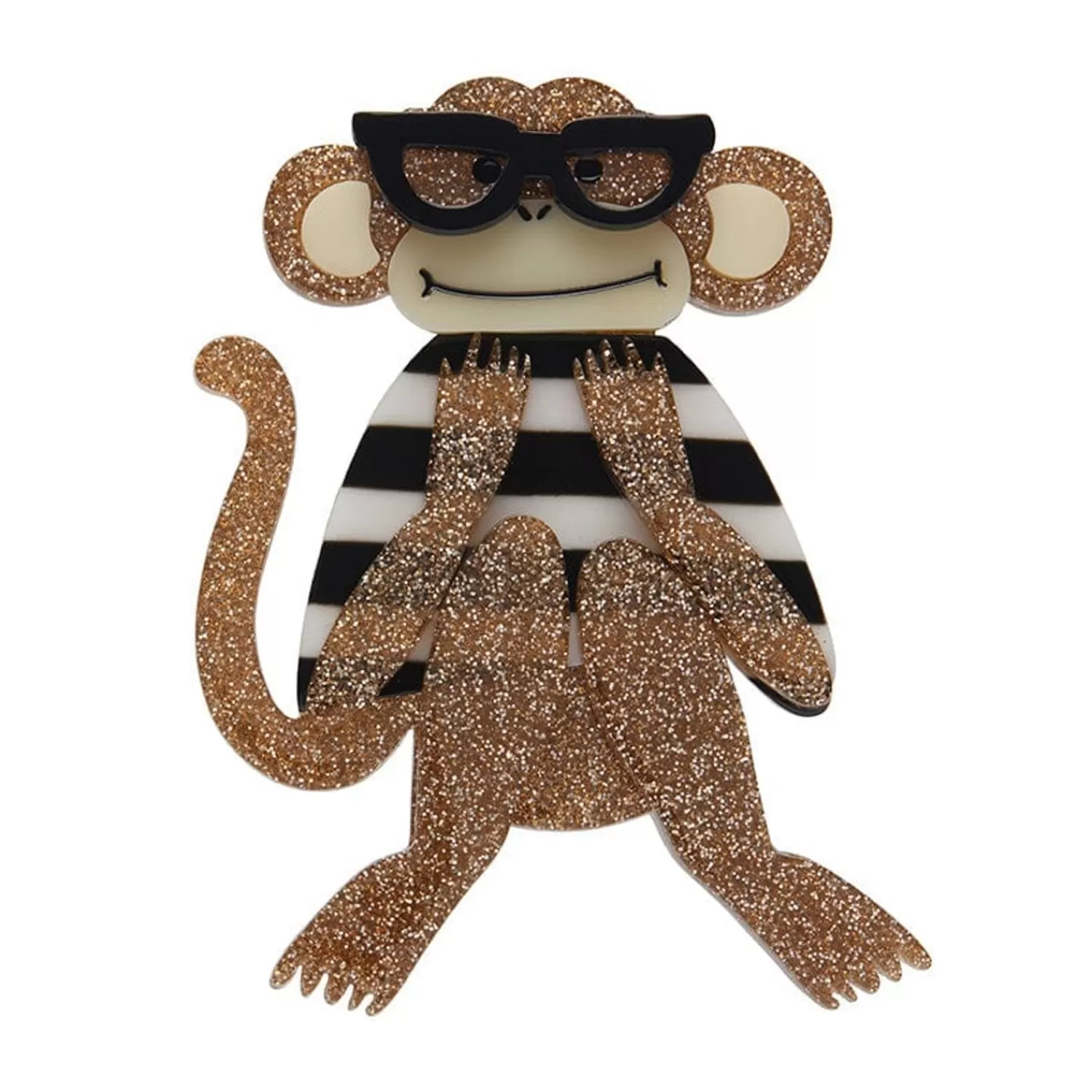 Moe The Monkey Lover Brooch*Erstwilder Flash Sale