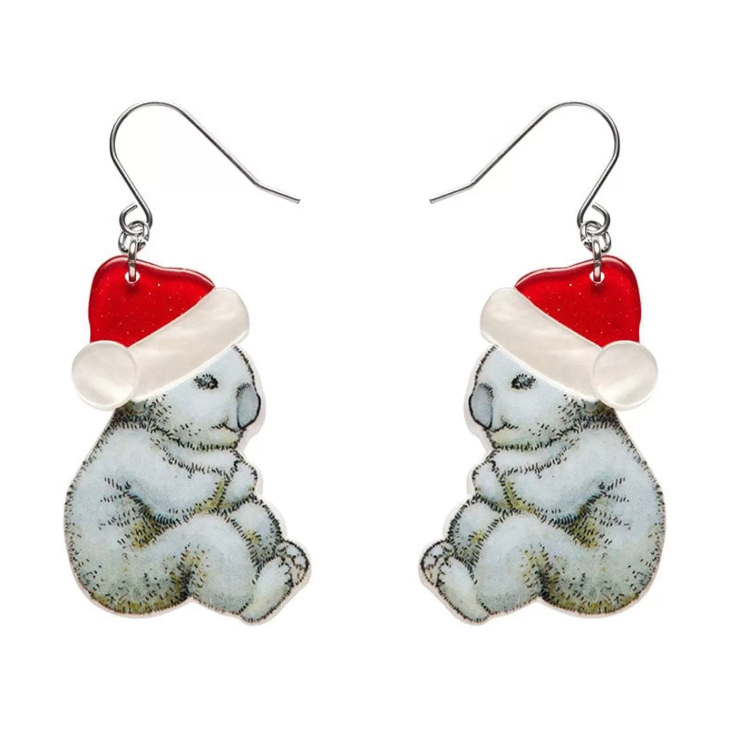 Mr. & Mrs. Bear Drop Earrings*Erstwilder Cheap