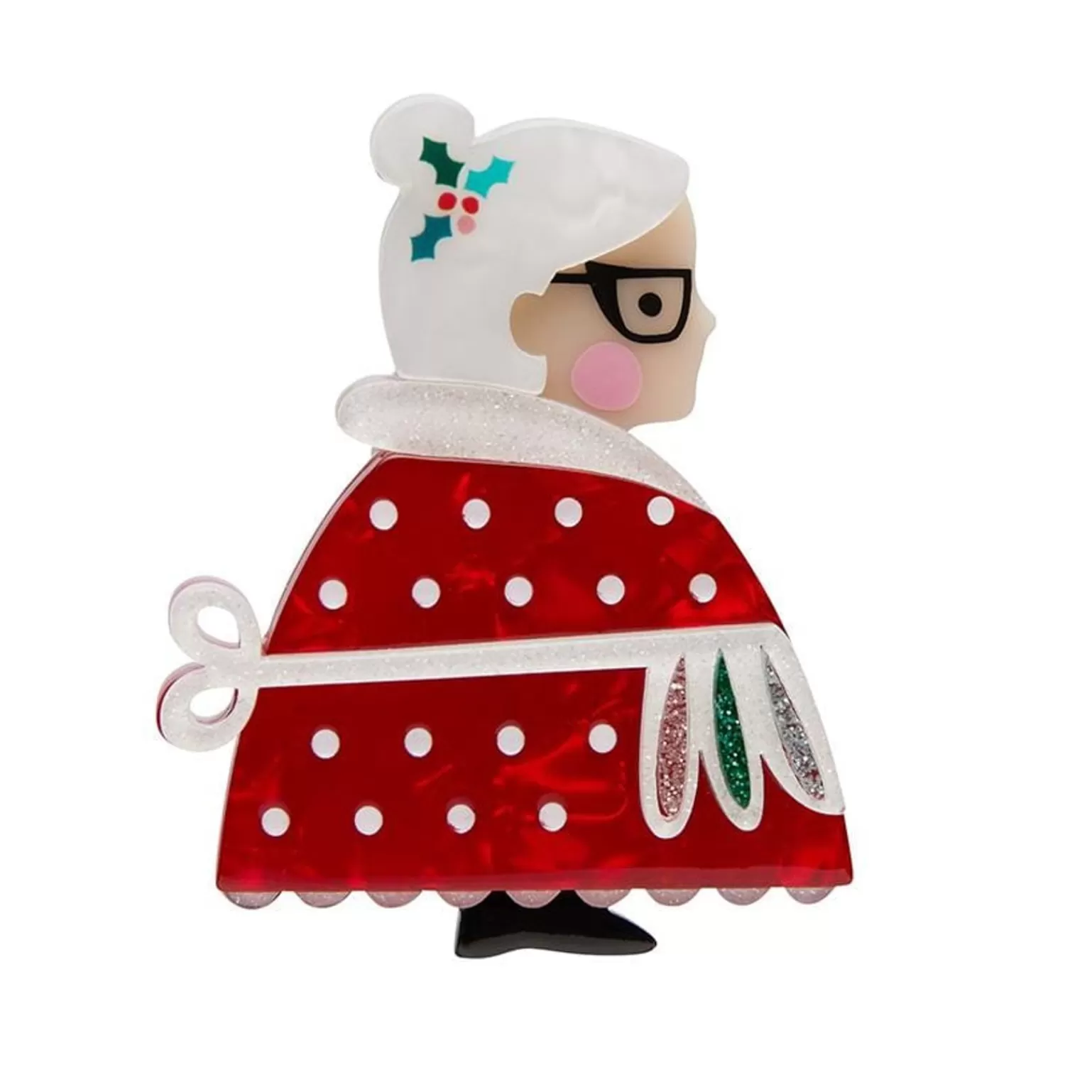 Mrs. Clause Brooch*Erstwilder Flash Sale