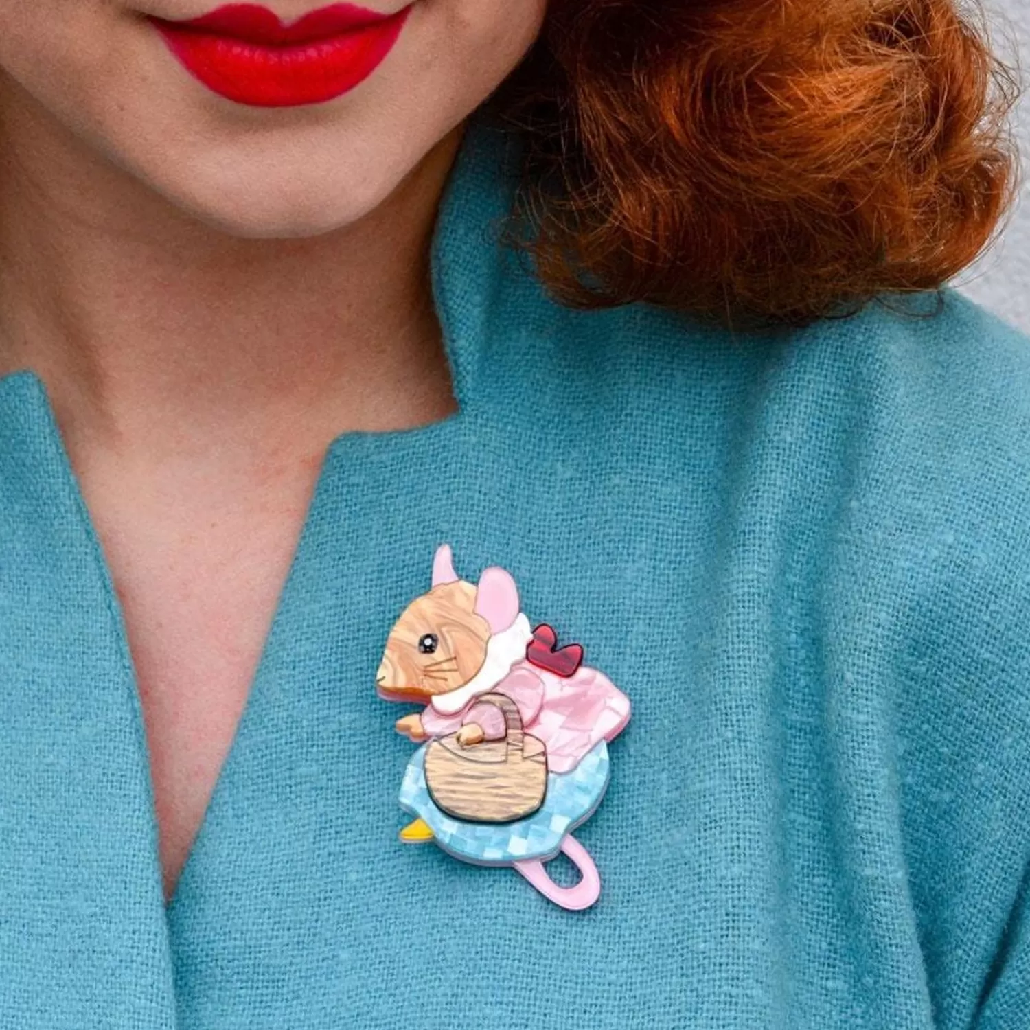 Mrs. Tittlemouse Brooch*Erstwilder Cheap