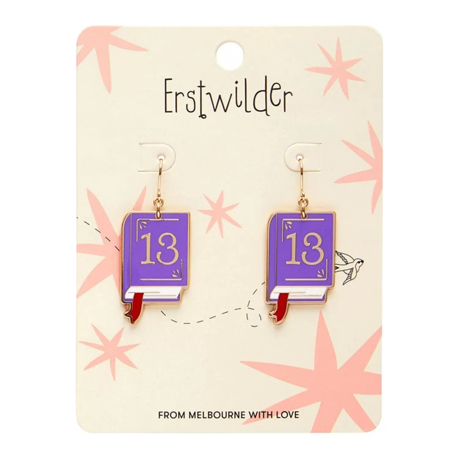 Next Chapter Enamel Drop Earrings*Erstwilder Online