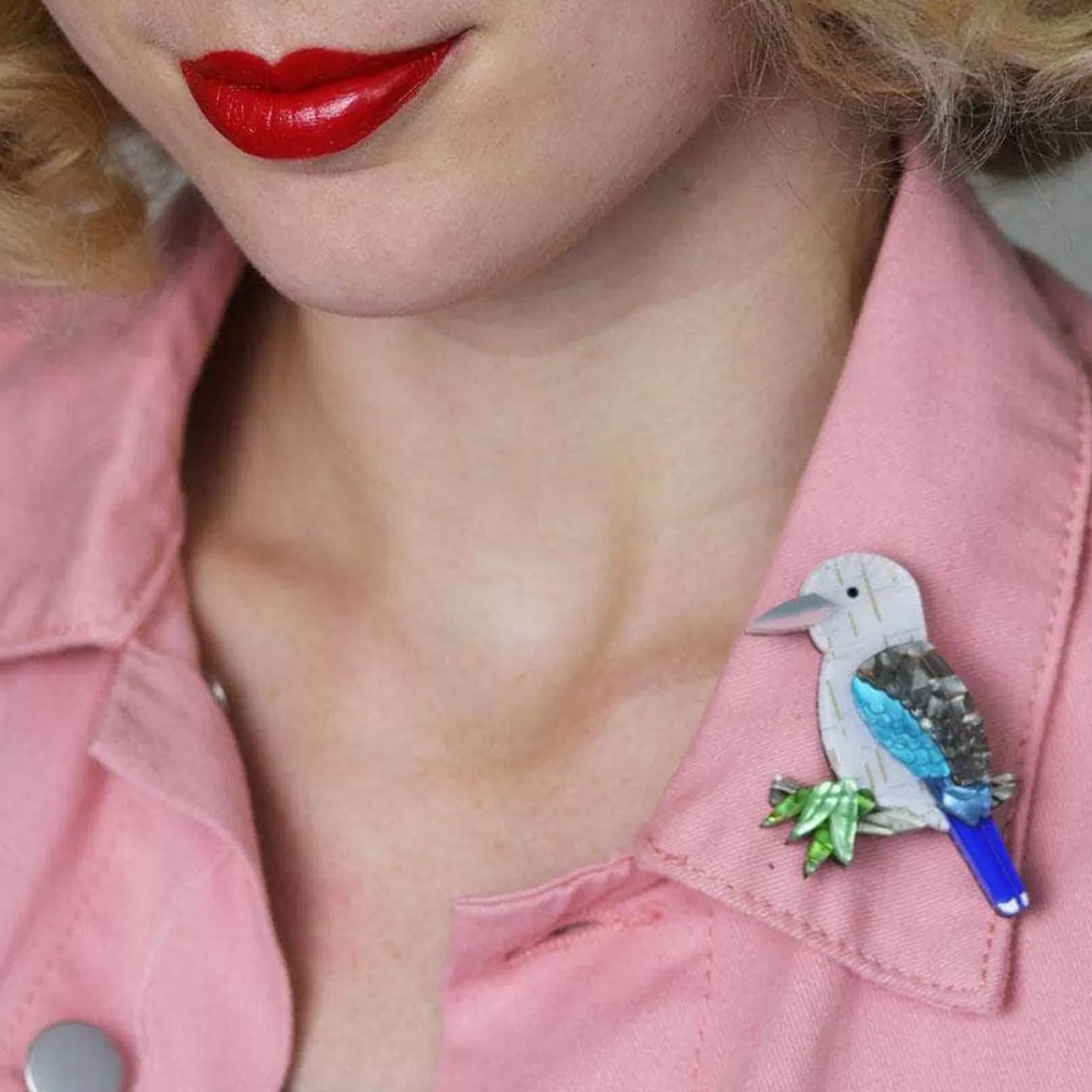 No Laughing Matter Kookaburra Brooch*Erstwilder Fashion