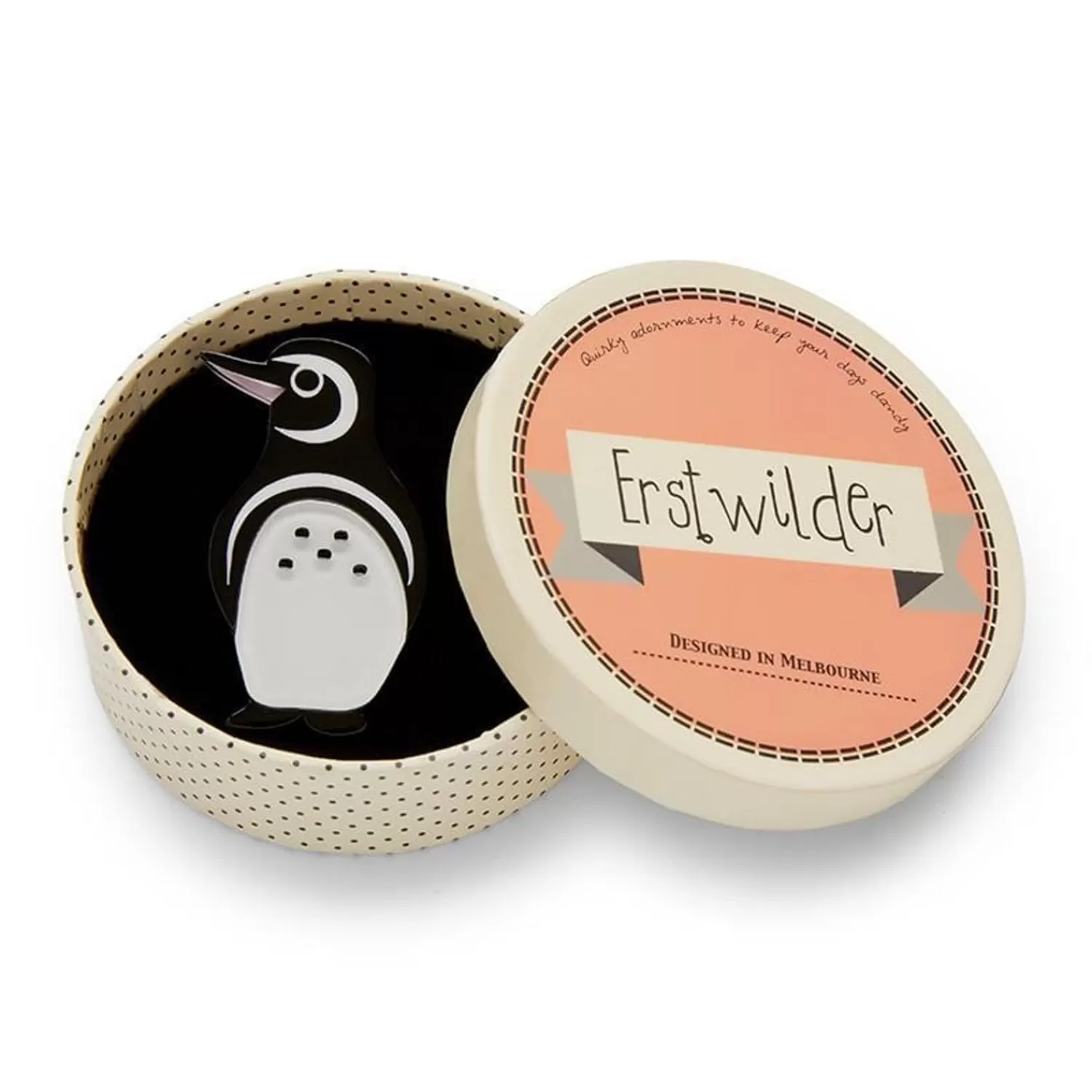 Northside Wanderer Penguin Brooch*Erstwilder Best Sale