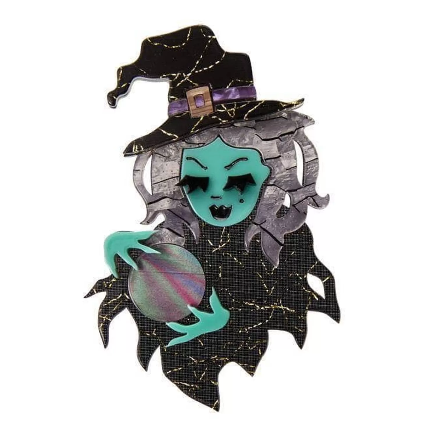 Not So Wicked Brooch*Erstwilder Discount