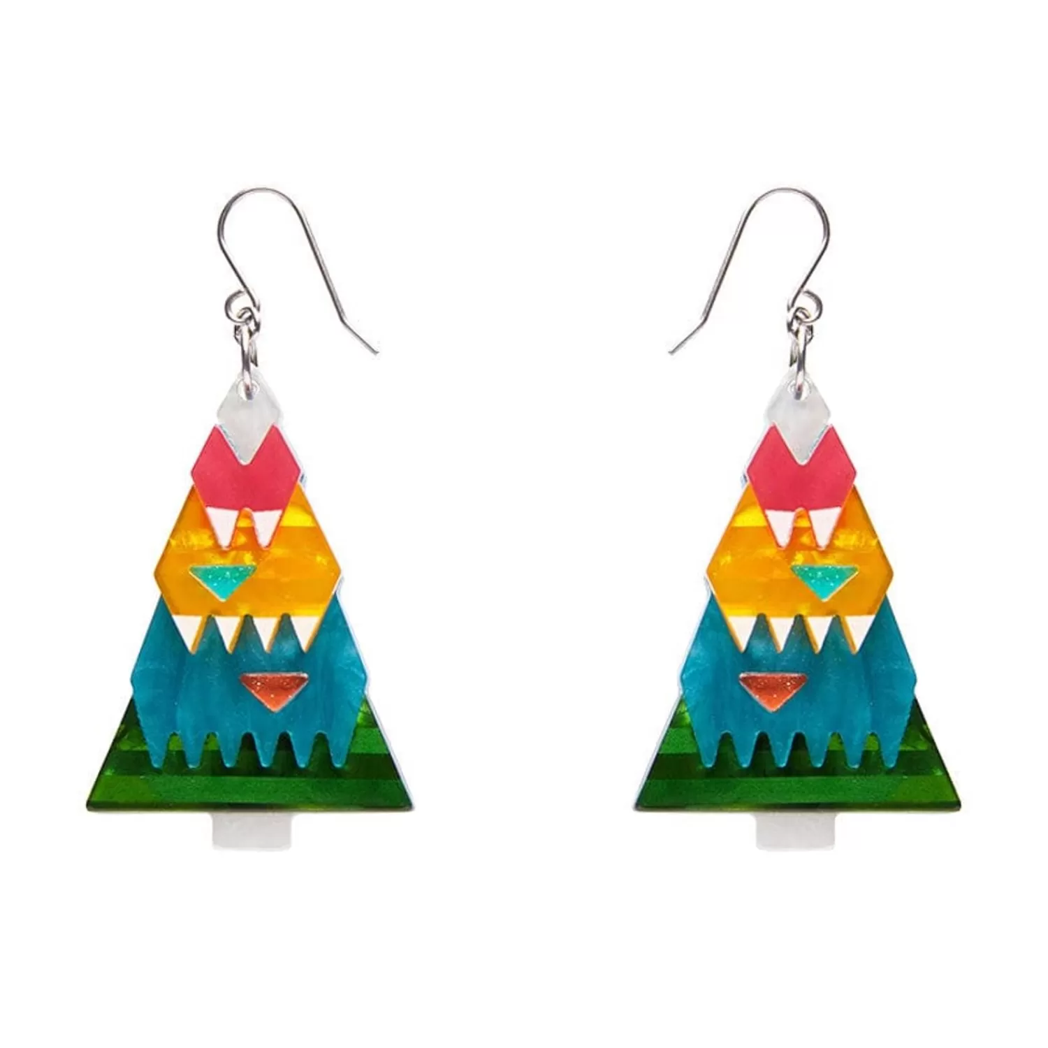 O Christmas Tree Drop Earrings*Erstwilder Sale