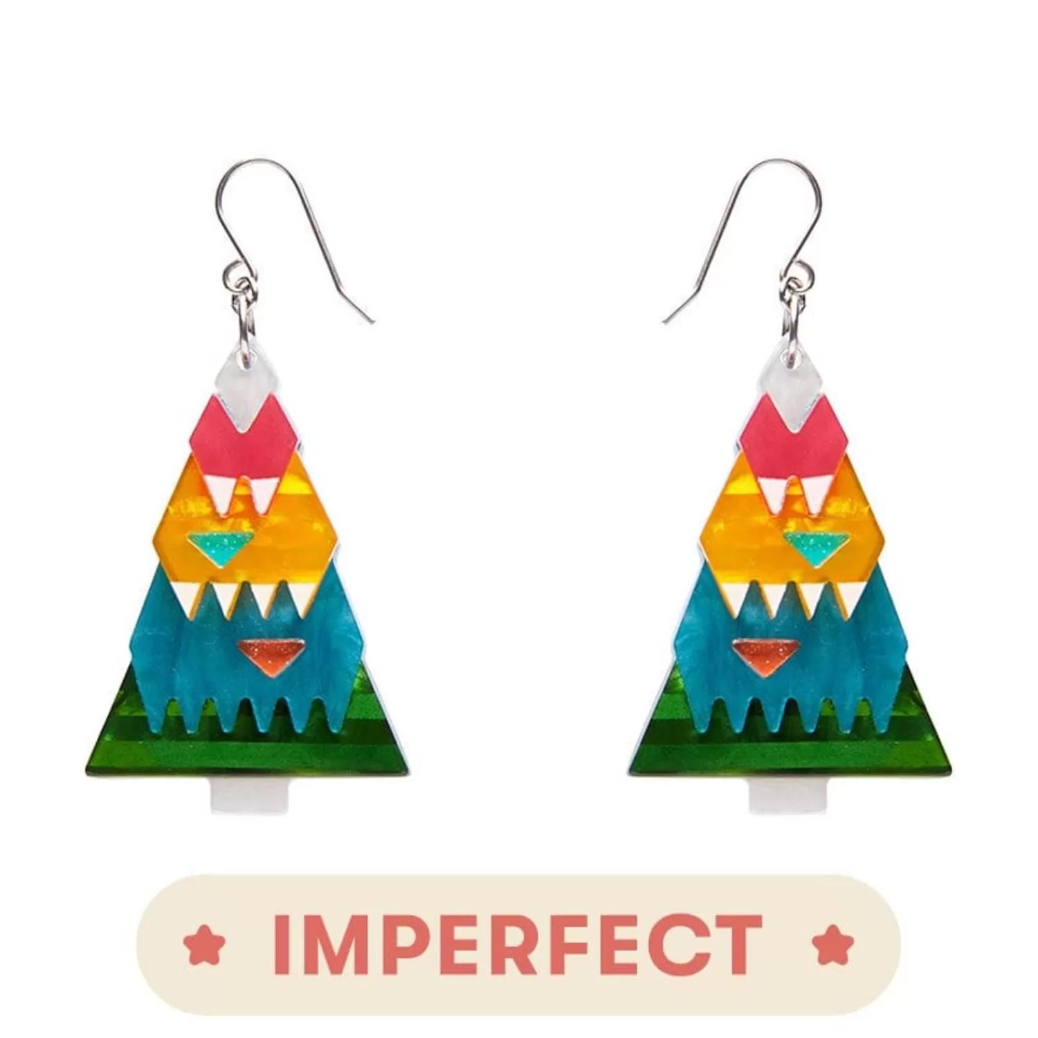 O Christmas Tree Drop Earrings (Imperfect)*Erstwilder Store