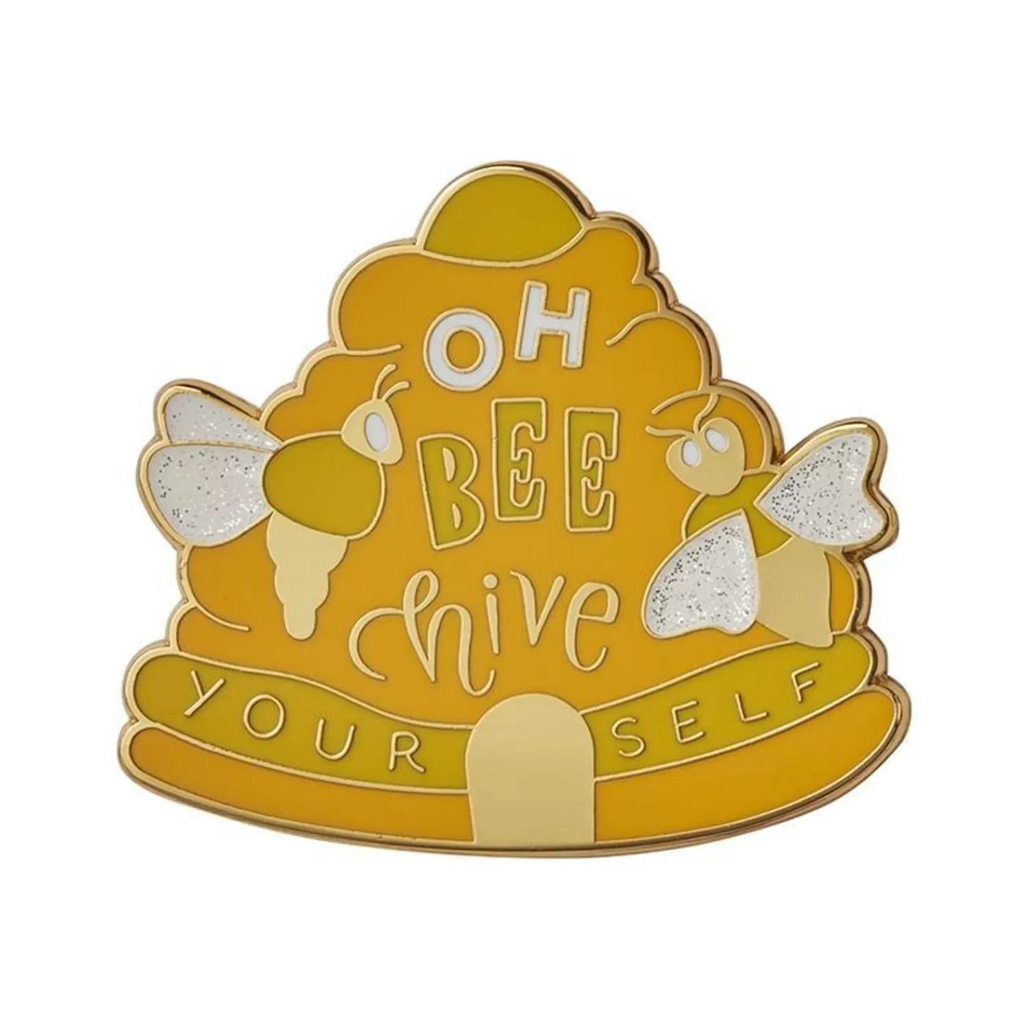 Oh Bee Hive Enamel Pin*Erstwilder Cheap