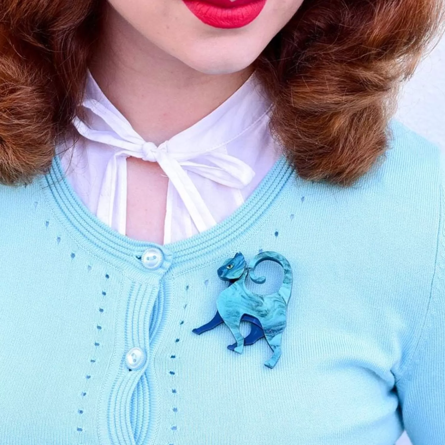 On The Prowl Cat Brooch*Erstwilder Clearance