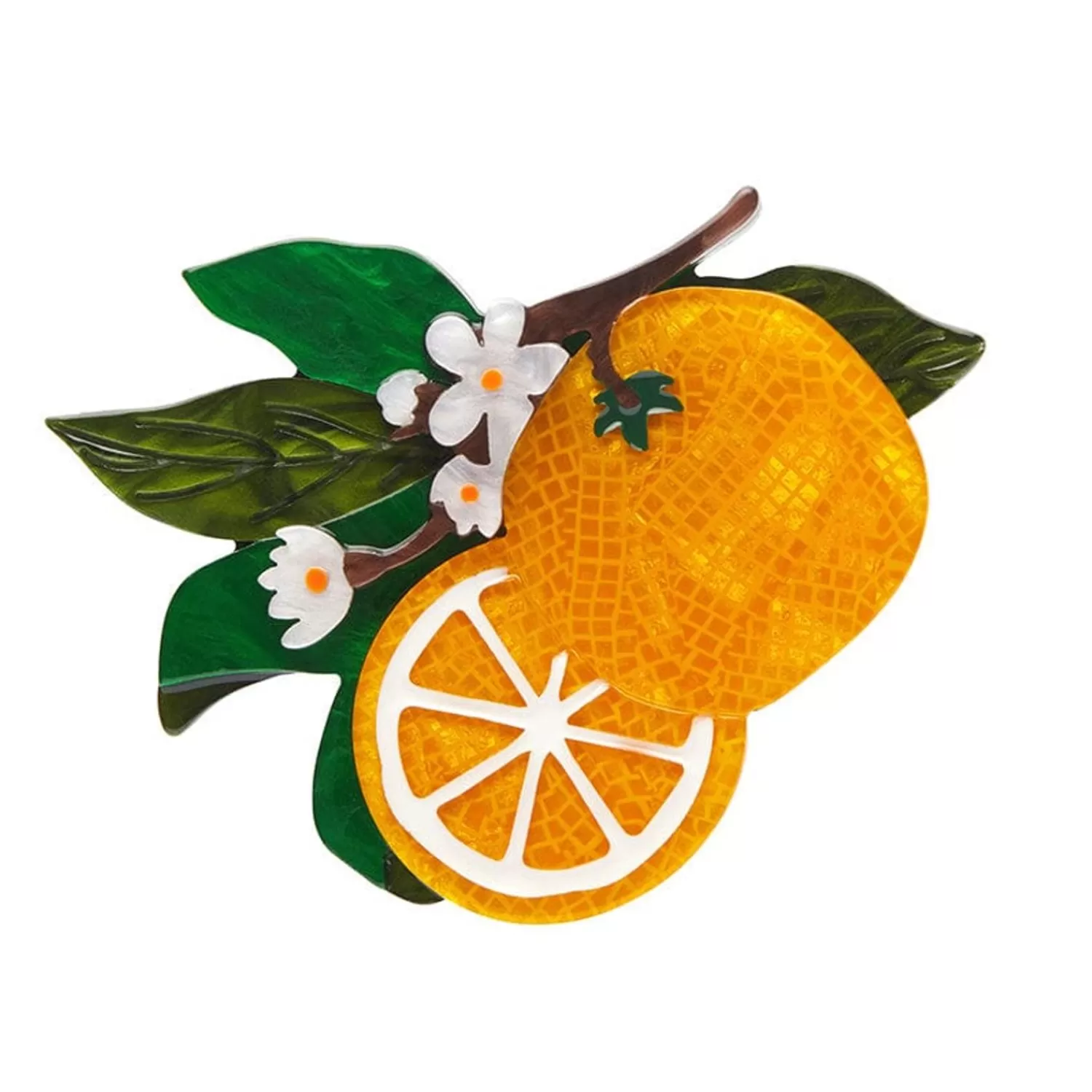 Orange Crush Brooch*Erstwilder Cheap