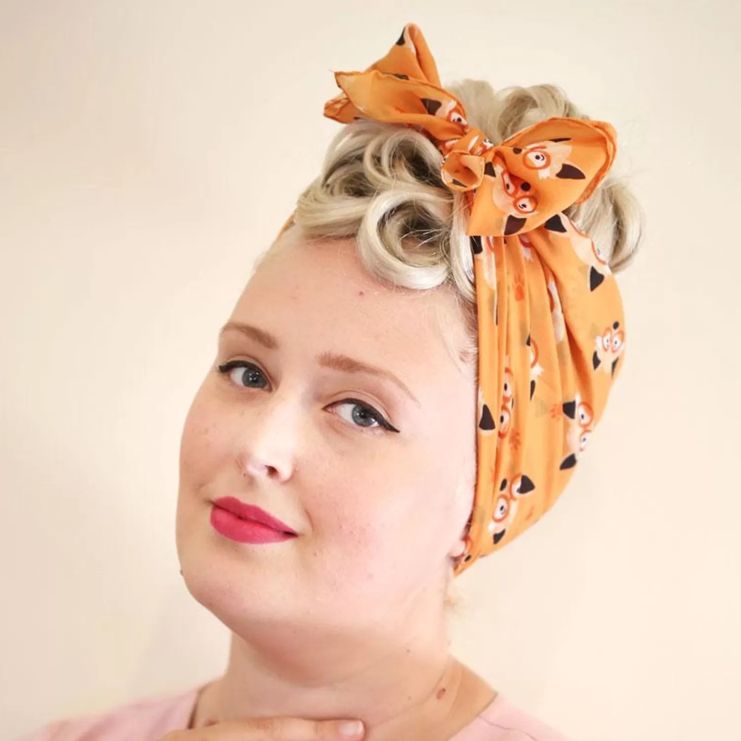 Oscar Wildenfox Head Scarf*Erstwilder Best Sale