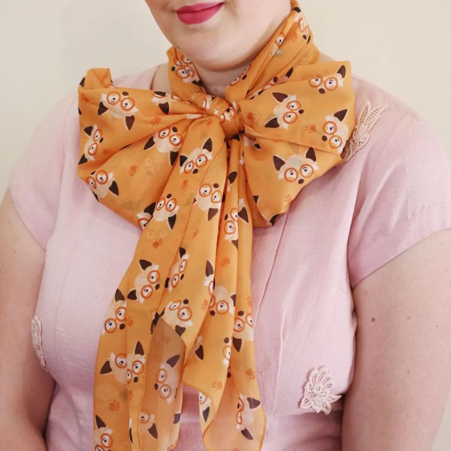 Oscar Wildenfox Large Neck Scarf*Erstwilder Discount