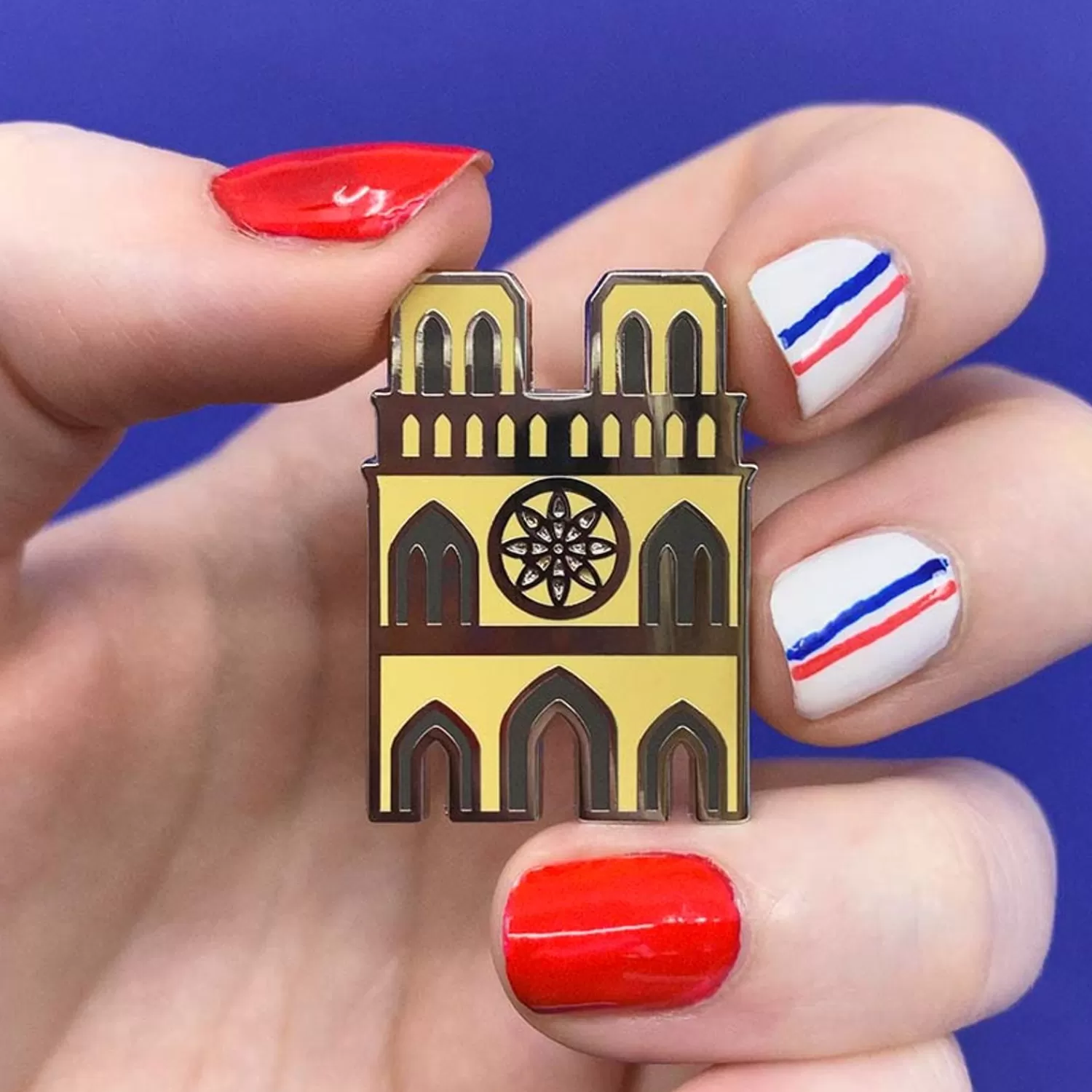 Our Lady Of Paris Enamel Pin*Erstwilder Discount