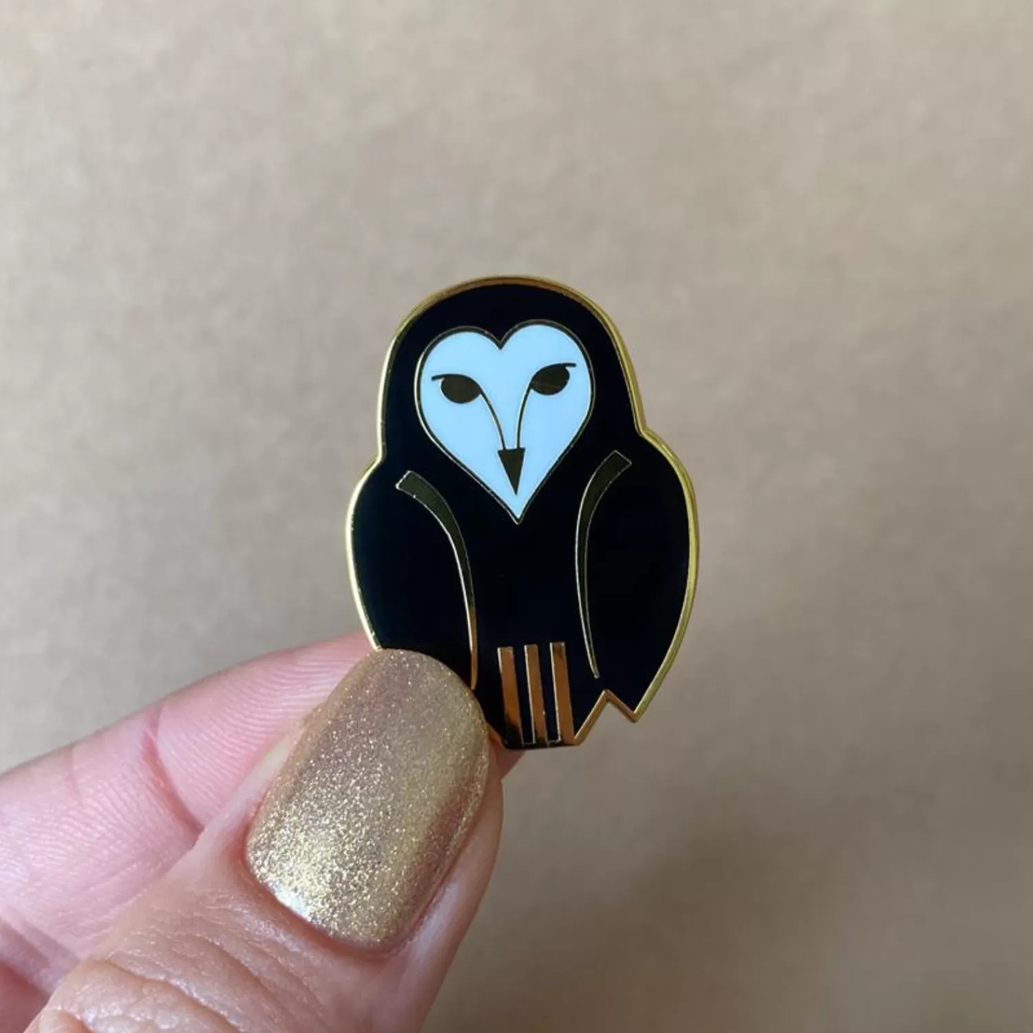 Owl Ornamental Enamel Pin*Erstwilder Online