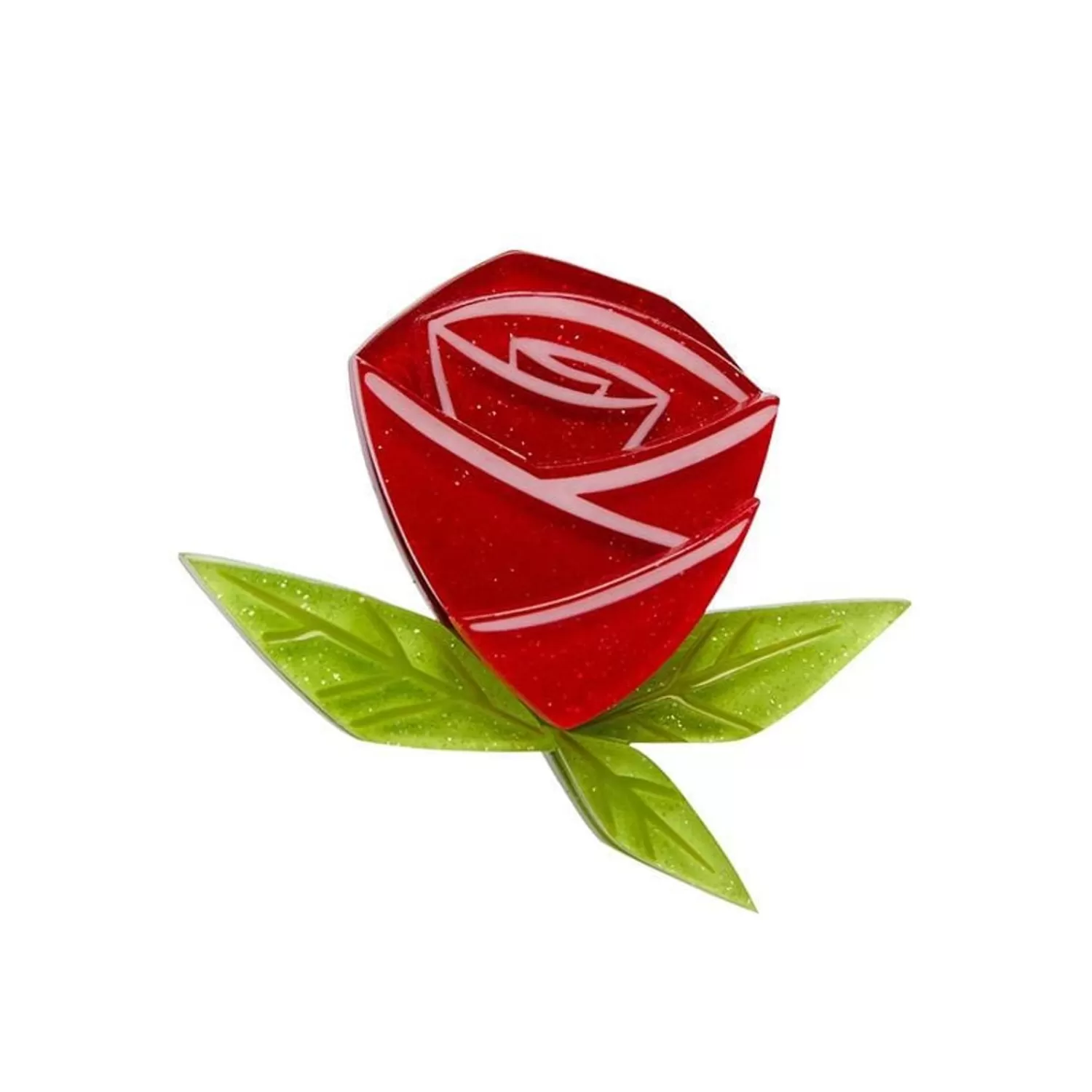 Painted Rose Mini Brooch*Erstwilder Hot