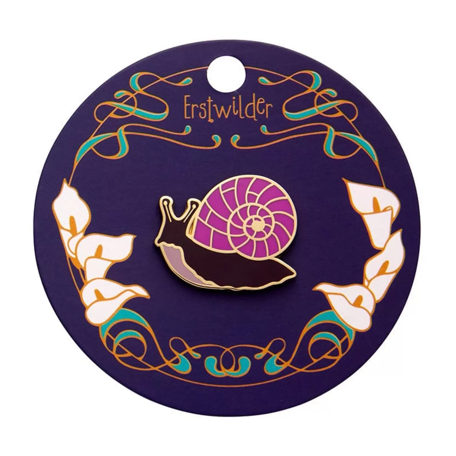 Painted Shell Enamel Pin*Erstwilder Best