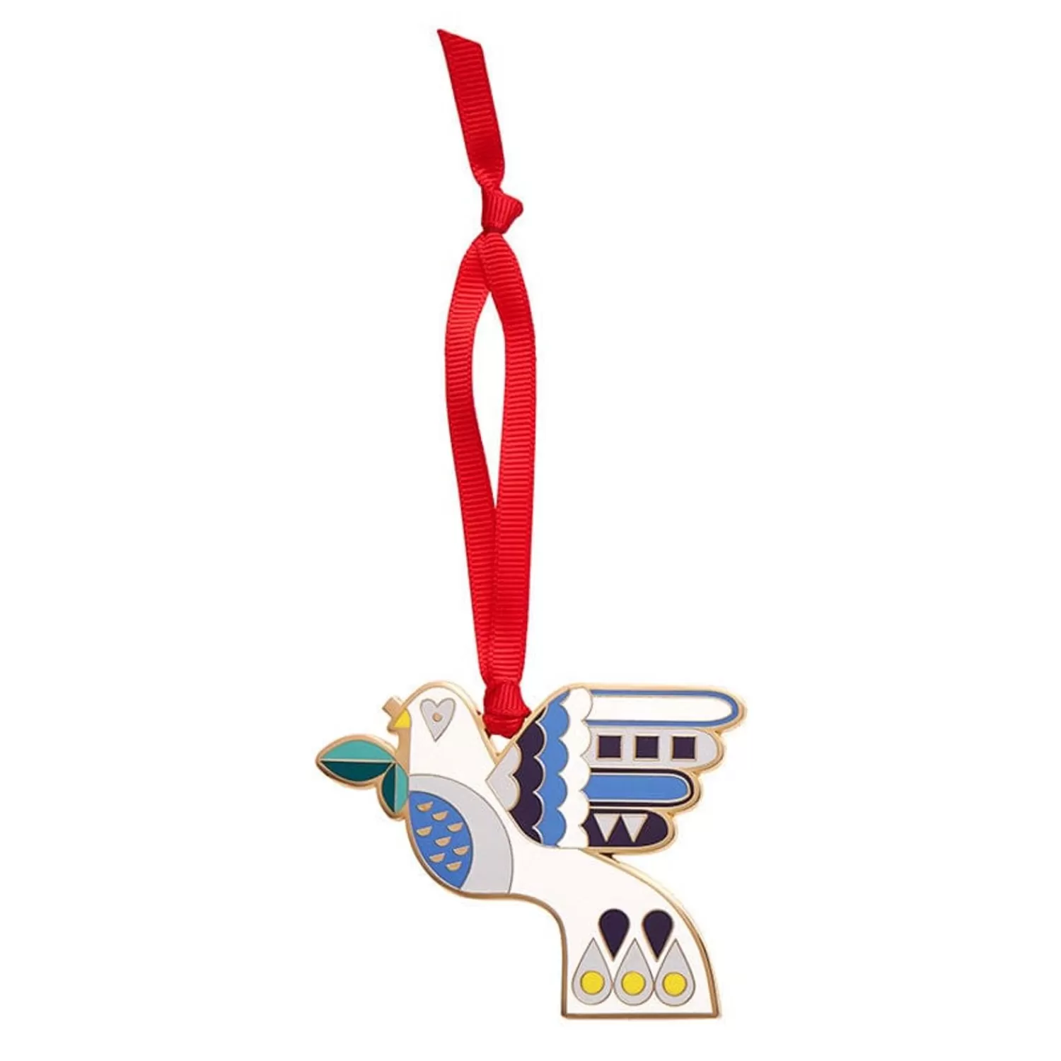 Peace & Love Enamel Tree Ornament*Erstwilder Online